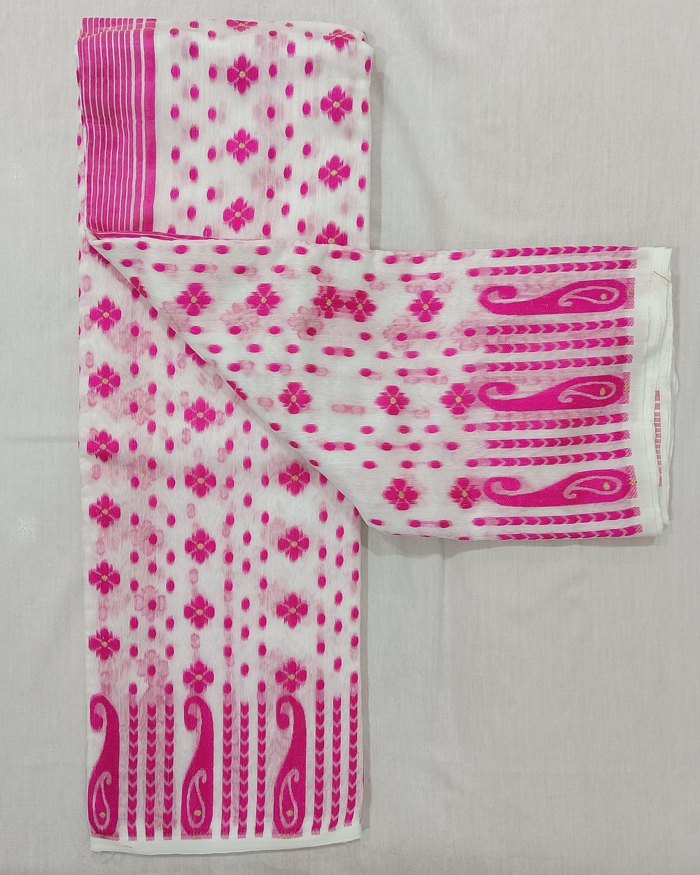 White Color Soft Jamdani Saree