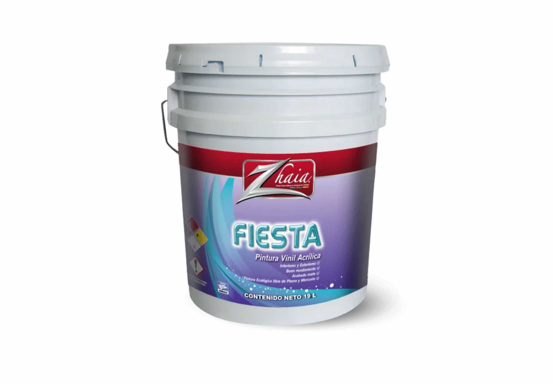 PINTURA  FIESTA  BLANCA 19L