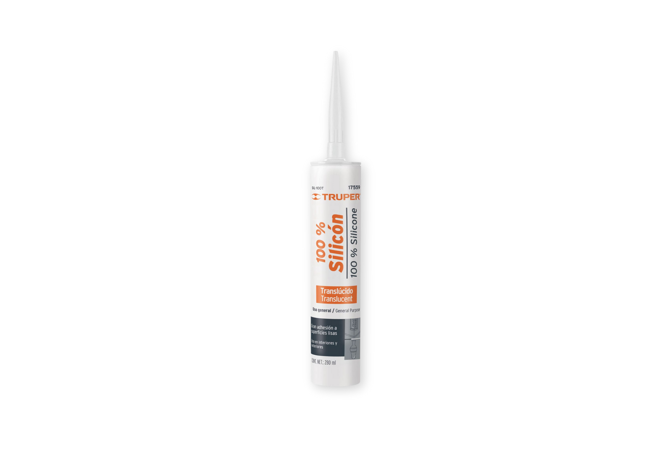 SILICÓN TRANSLÚCIDO 280ml