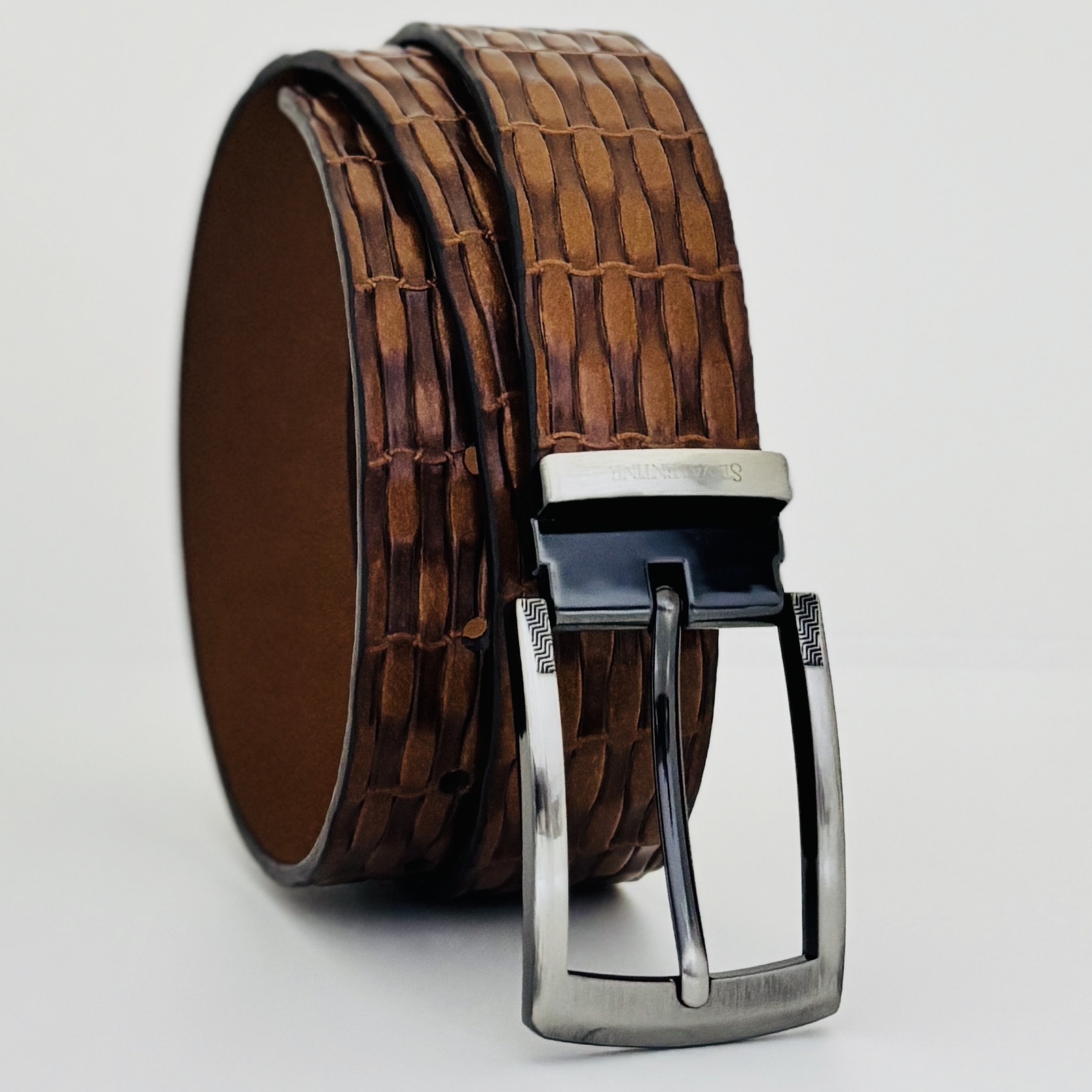 St. Valentine Rich Brown Leather Belt – Refined Elegance for Everyday Style