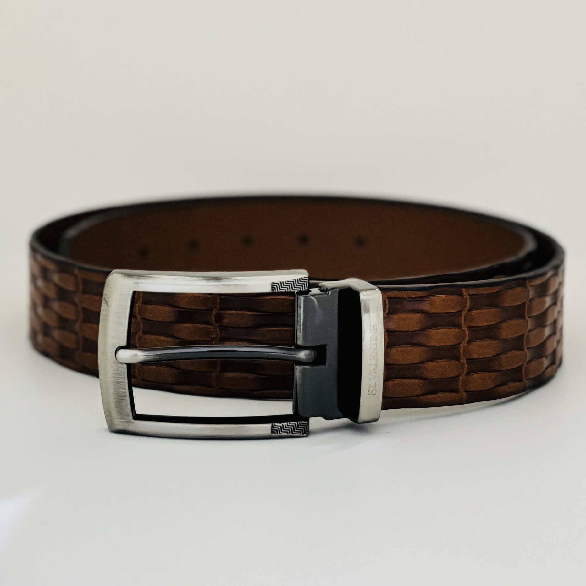 St. Valentine Rich Brown Leather Belt – Refined Elegance for Everyday Style