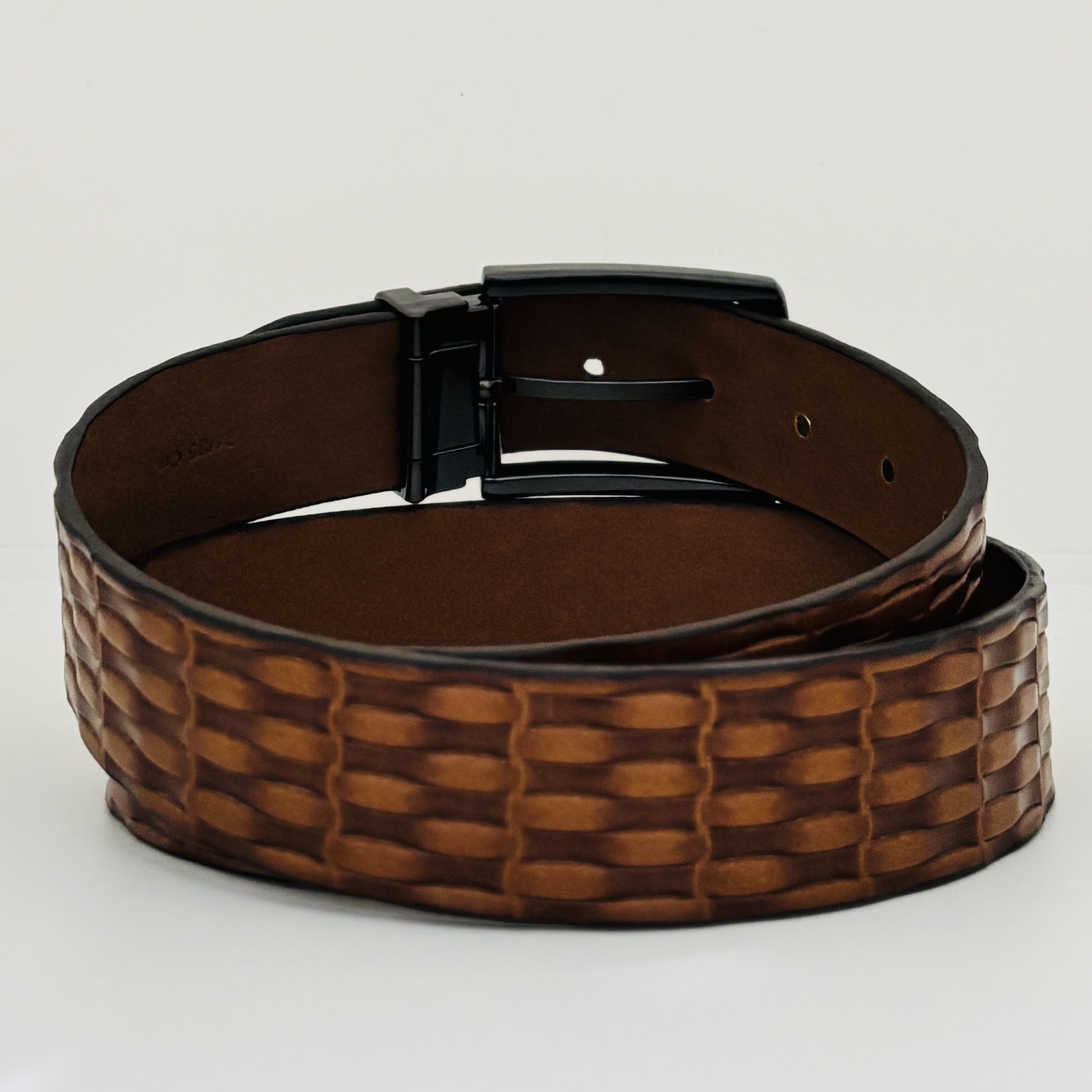 St. Valentine Rich Brown Leather Belt – Refined Elegance for Everyday Style