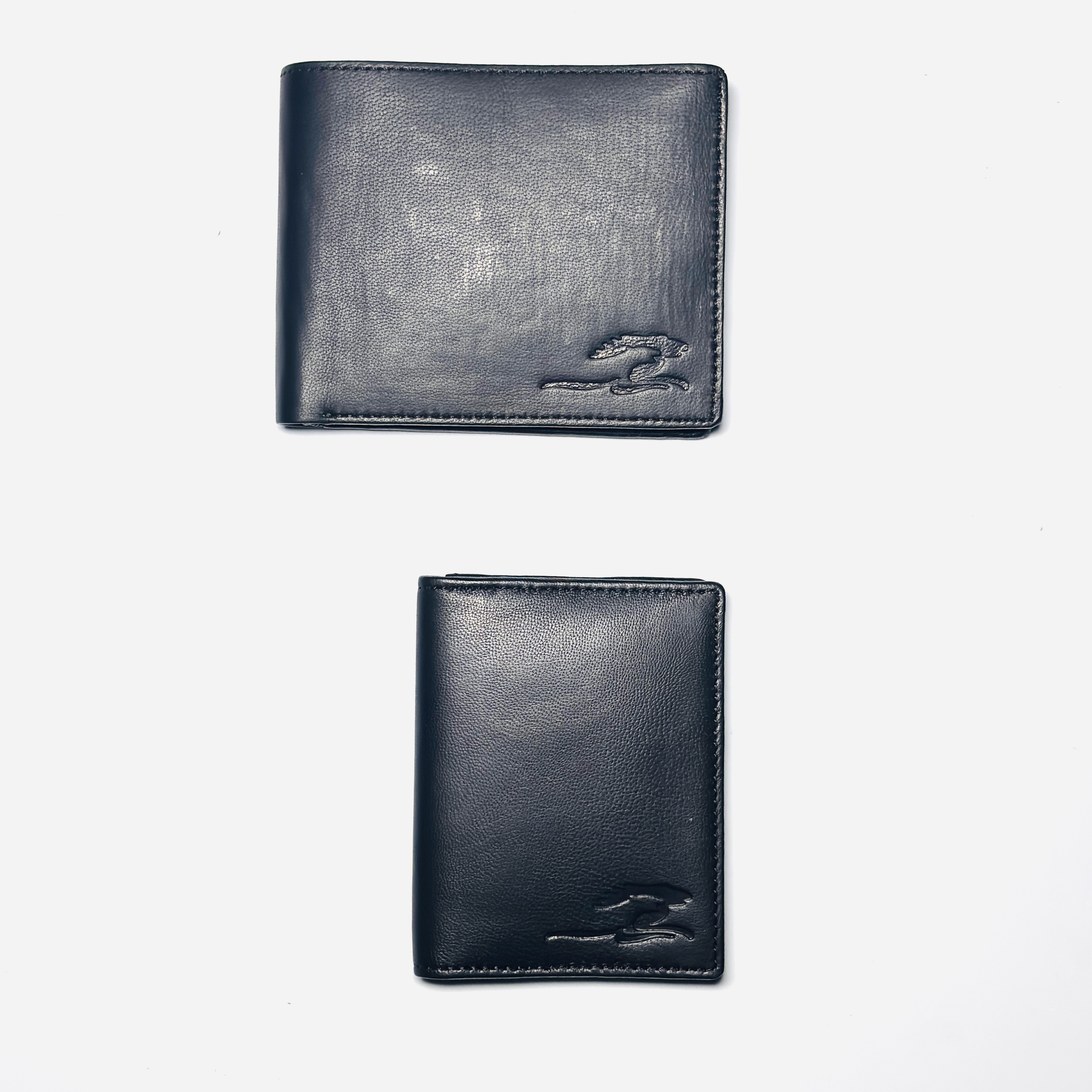 Macado Men's Black Leather Wallet – Slim Bifold Design with Multiple Card Slots & Stylish Matte Finish