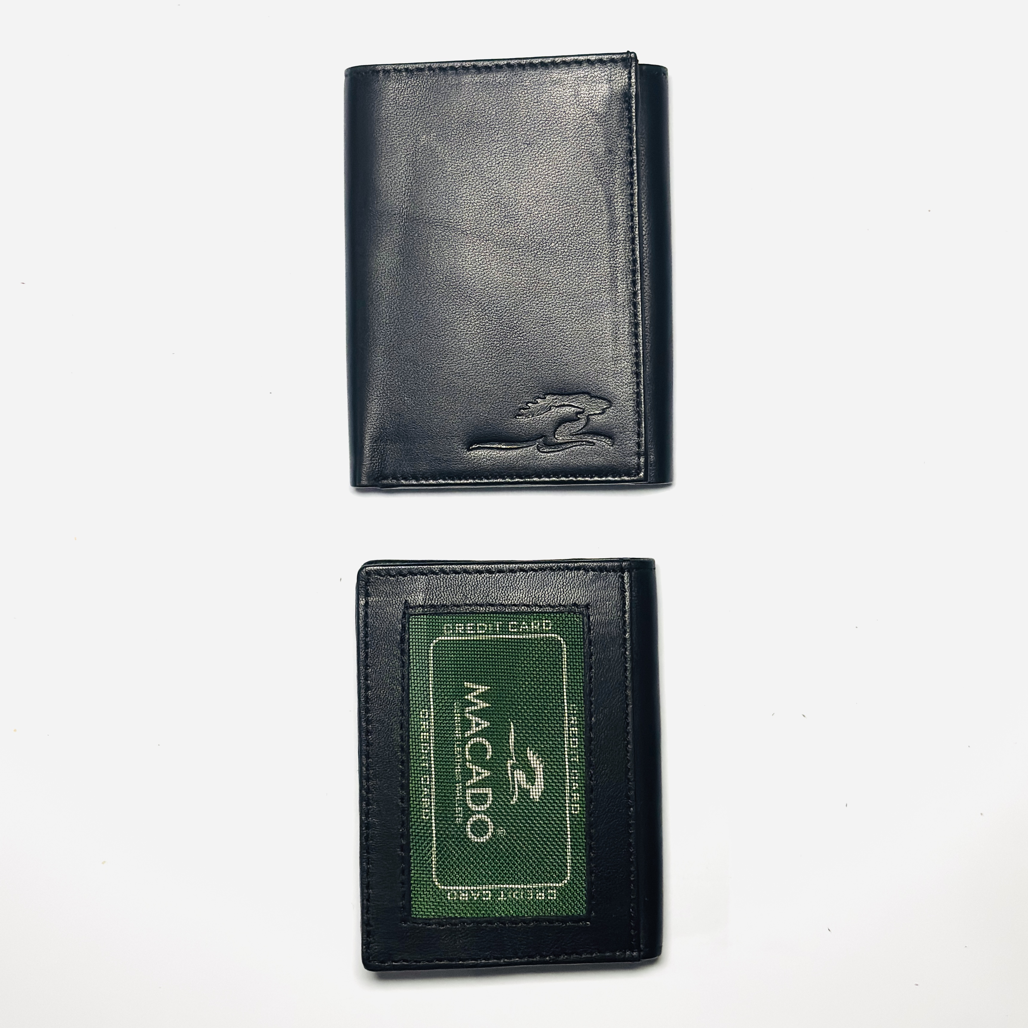 Macado TwinSet Wallet & Cardholder – Sleek Black Combo with Premium Detailing