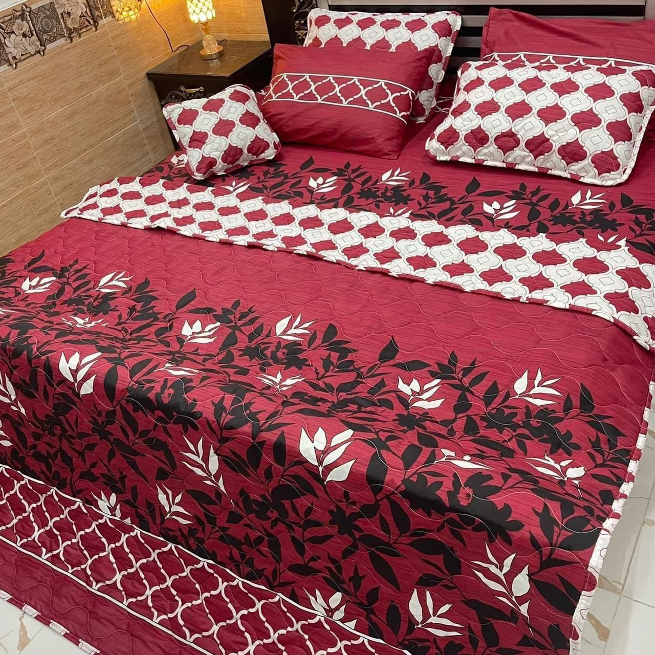 Luxury Printed Bed Sheet Set