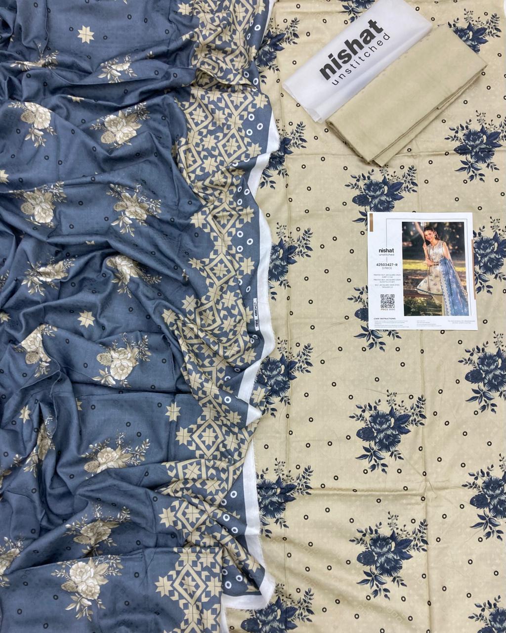 Nishat Self Jacquard FCD-09