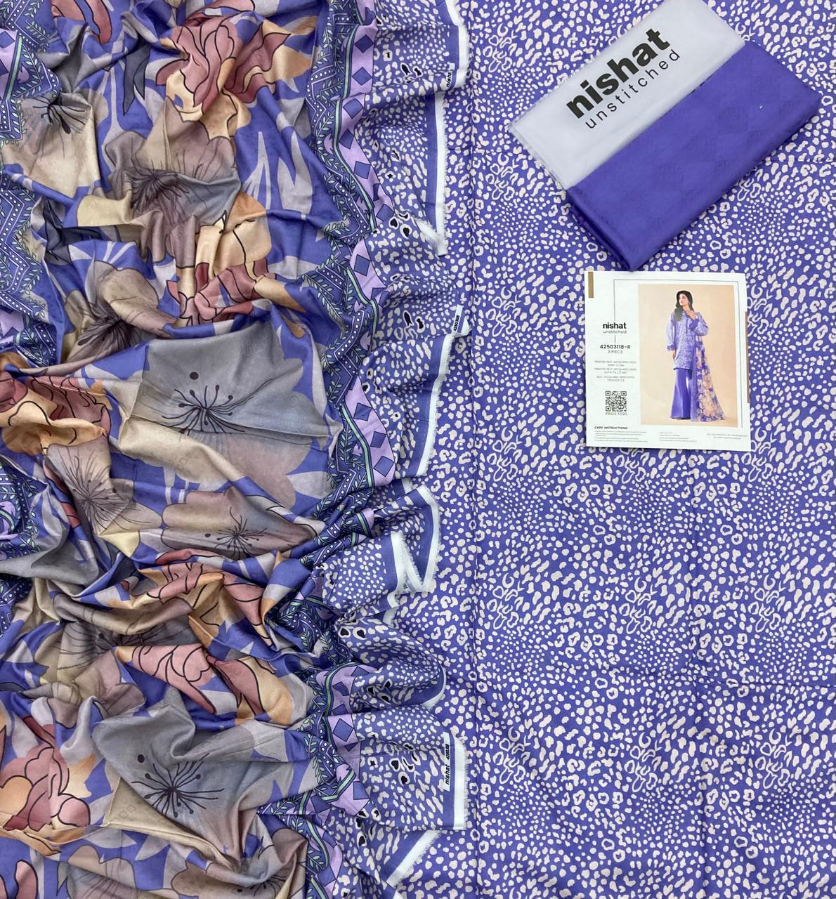 Nishat Self Jacquard FCD-07