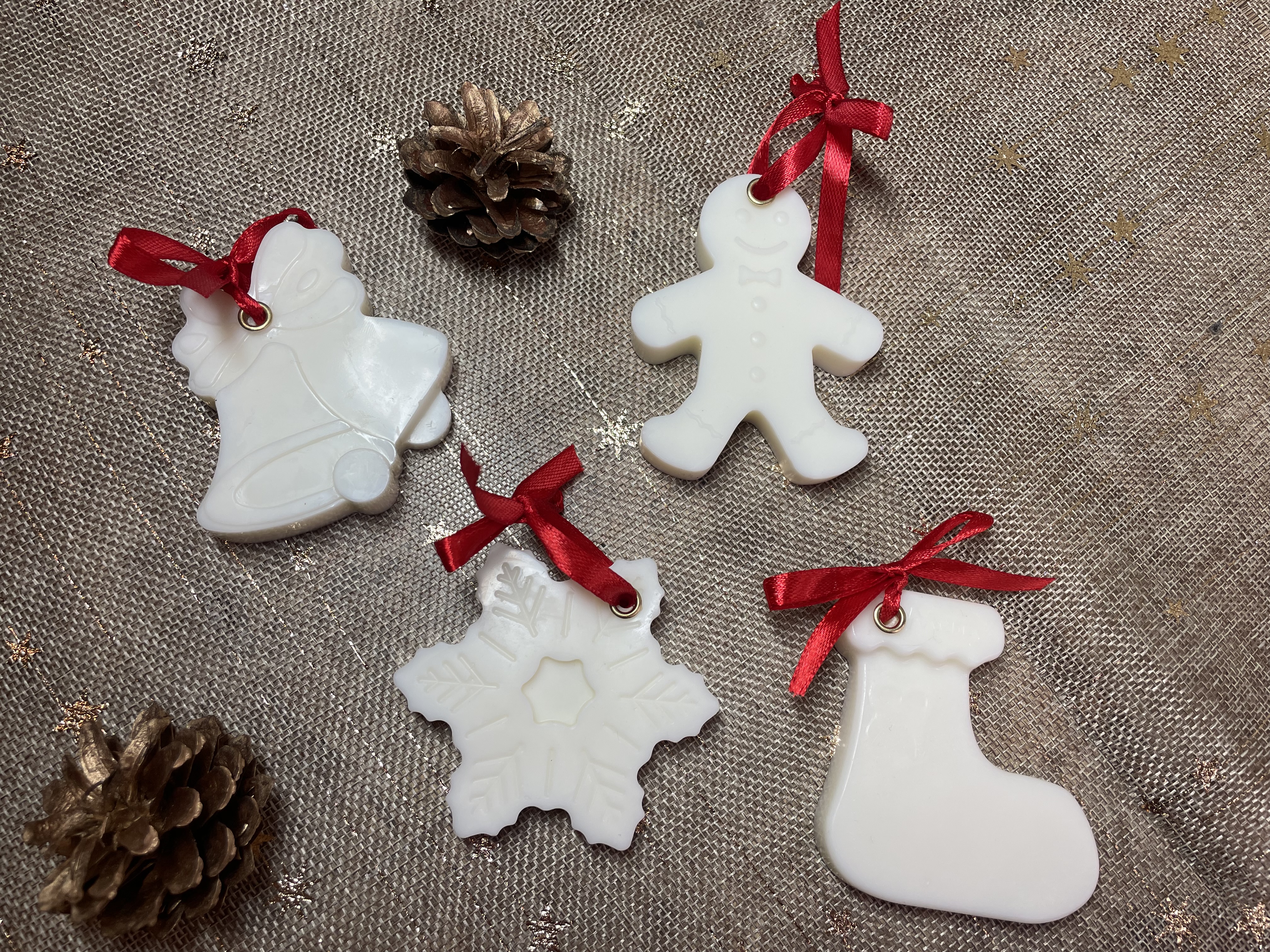 Pack de ambientadores sólidos navideños – Aromas dulces e invernales