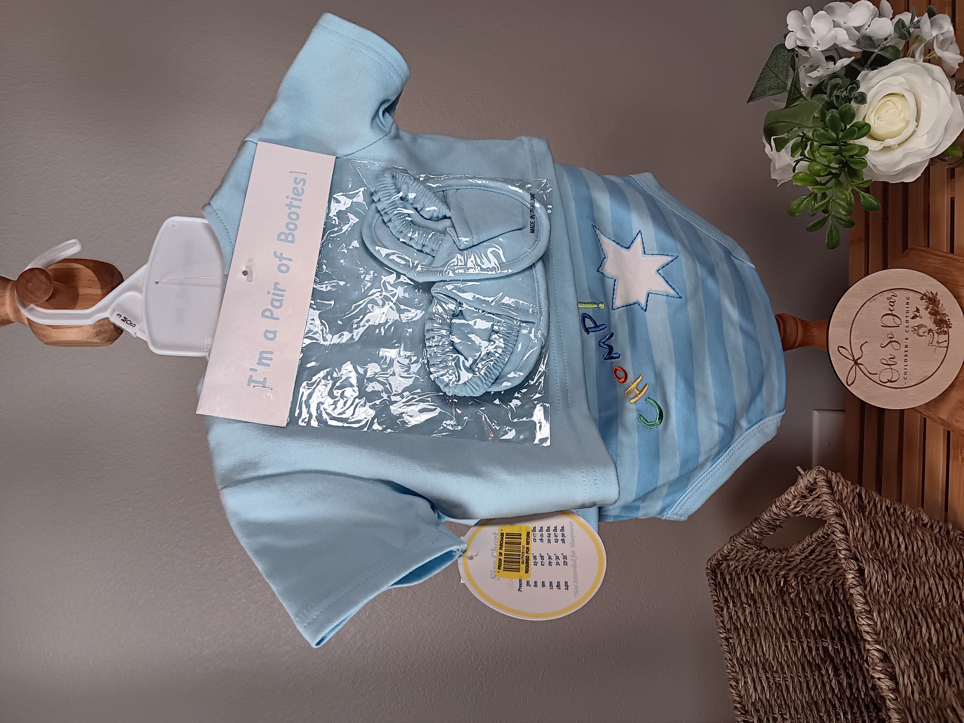 Boys Honey Pots Alligator 3 piece set size 3 months