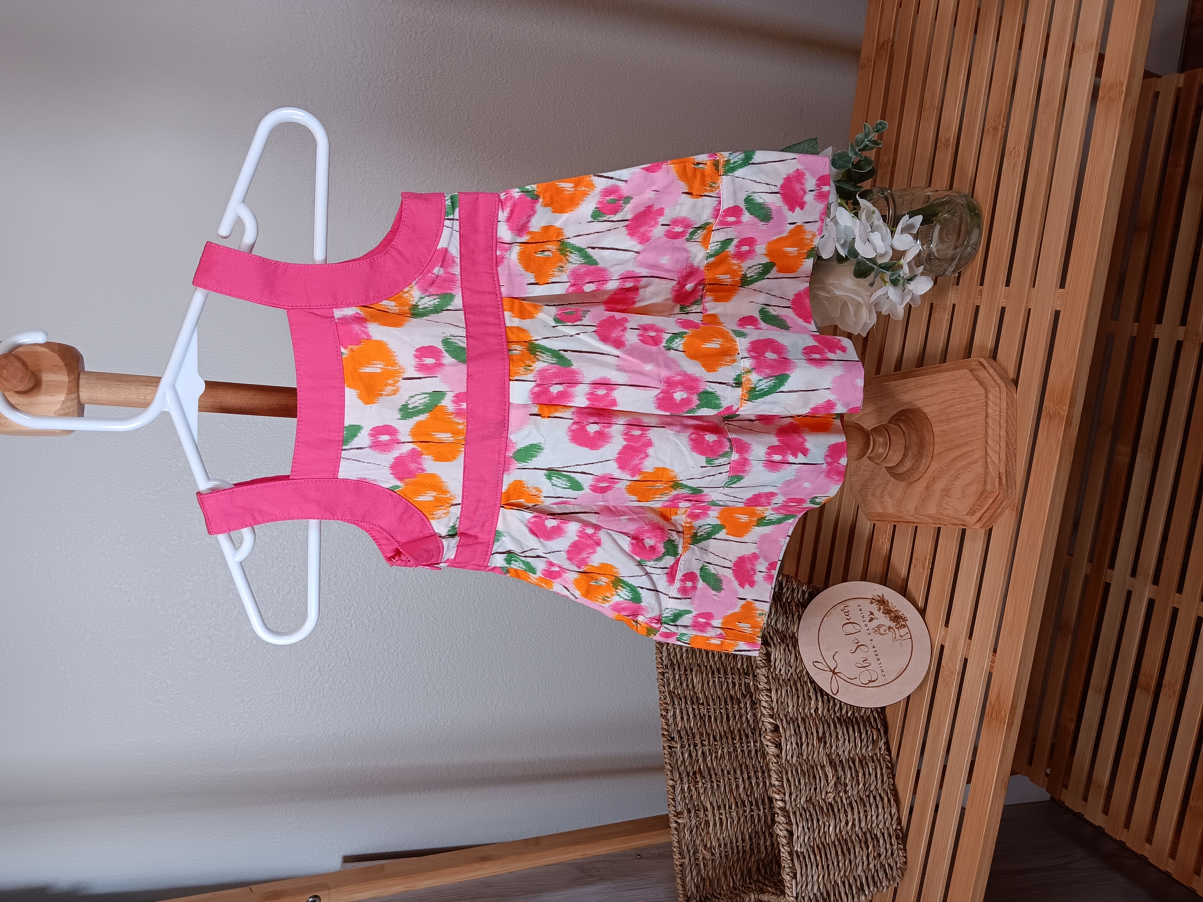 Darling Miniwear Brand 12 months dress bright colors