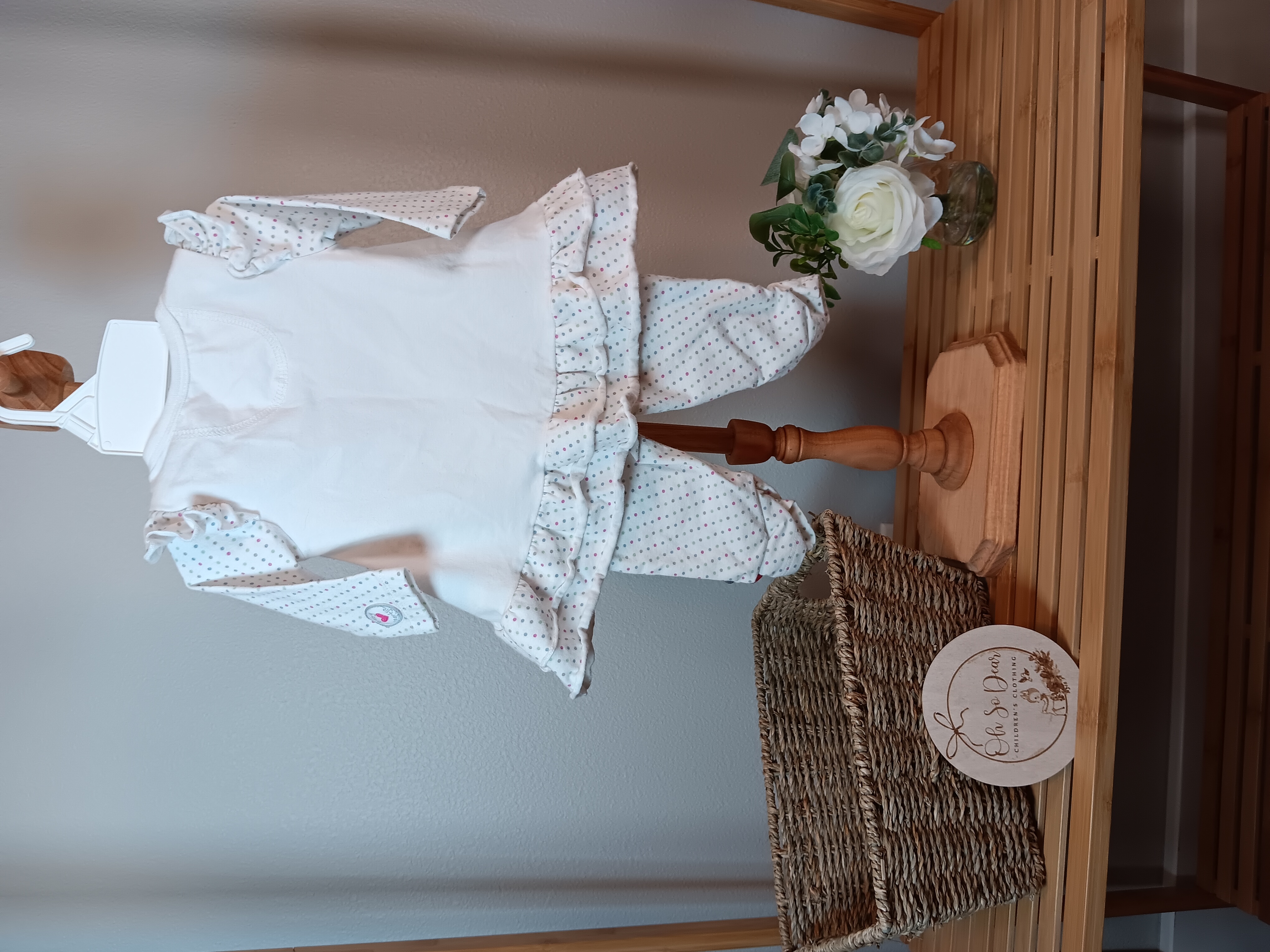 Naartjie tunic and leggings set 0 to 3 months