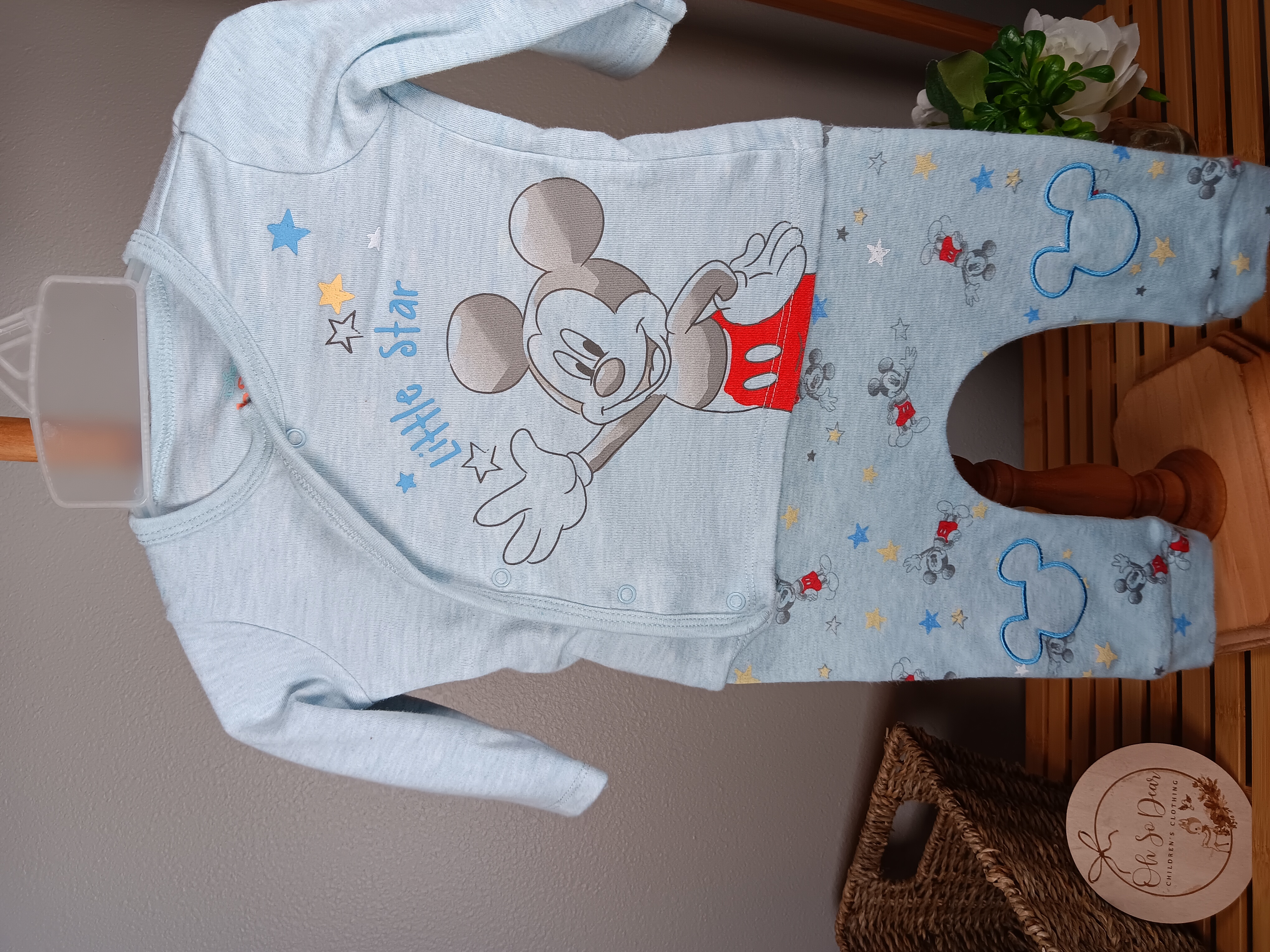 Disney Mickey Mouse Baby Outfit size 3 to 6 months Adorable two-piece set for little stars