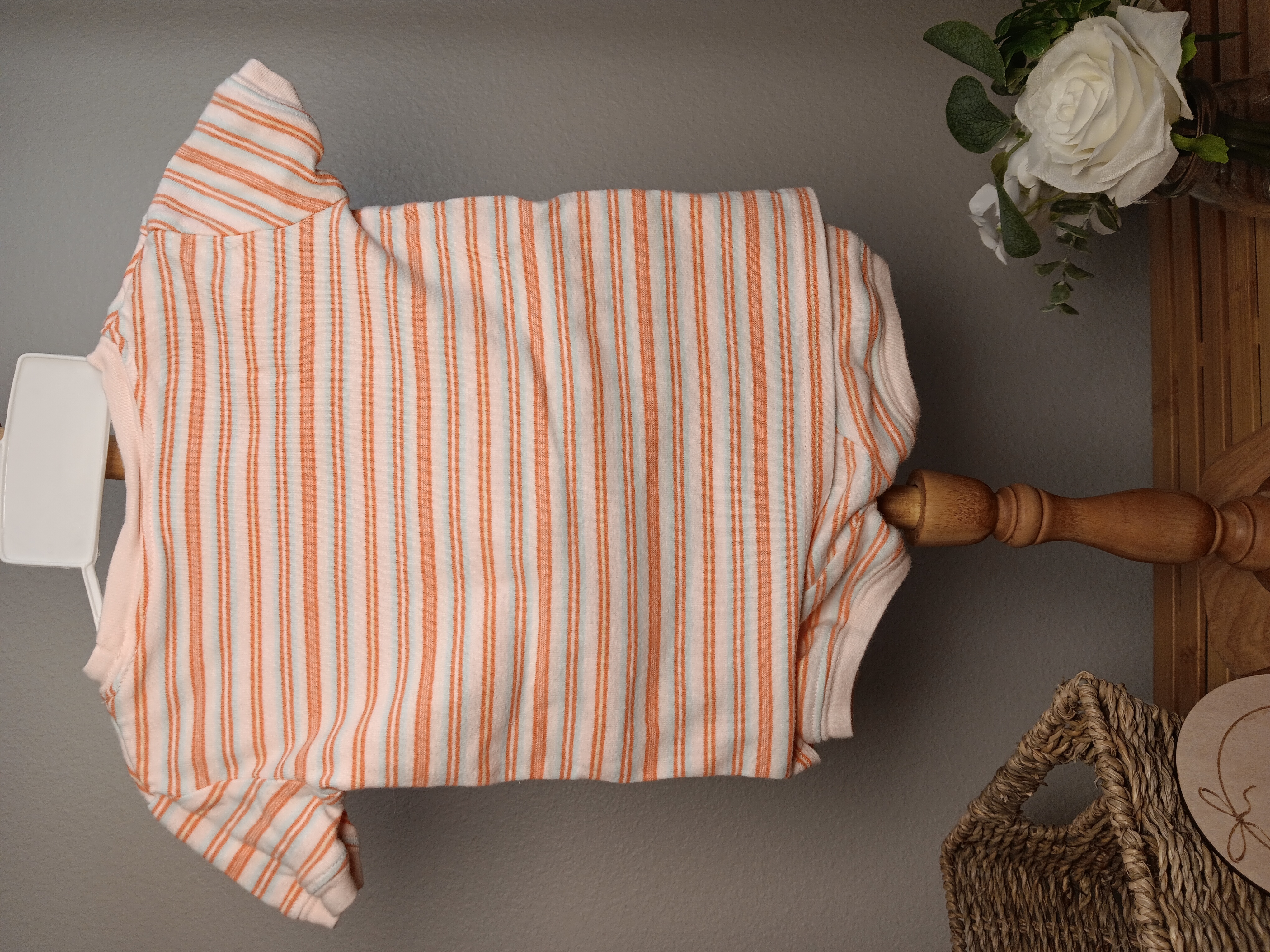 Old Navy Striped Baby PJ set size medium 6 to 12 months