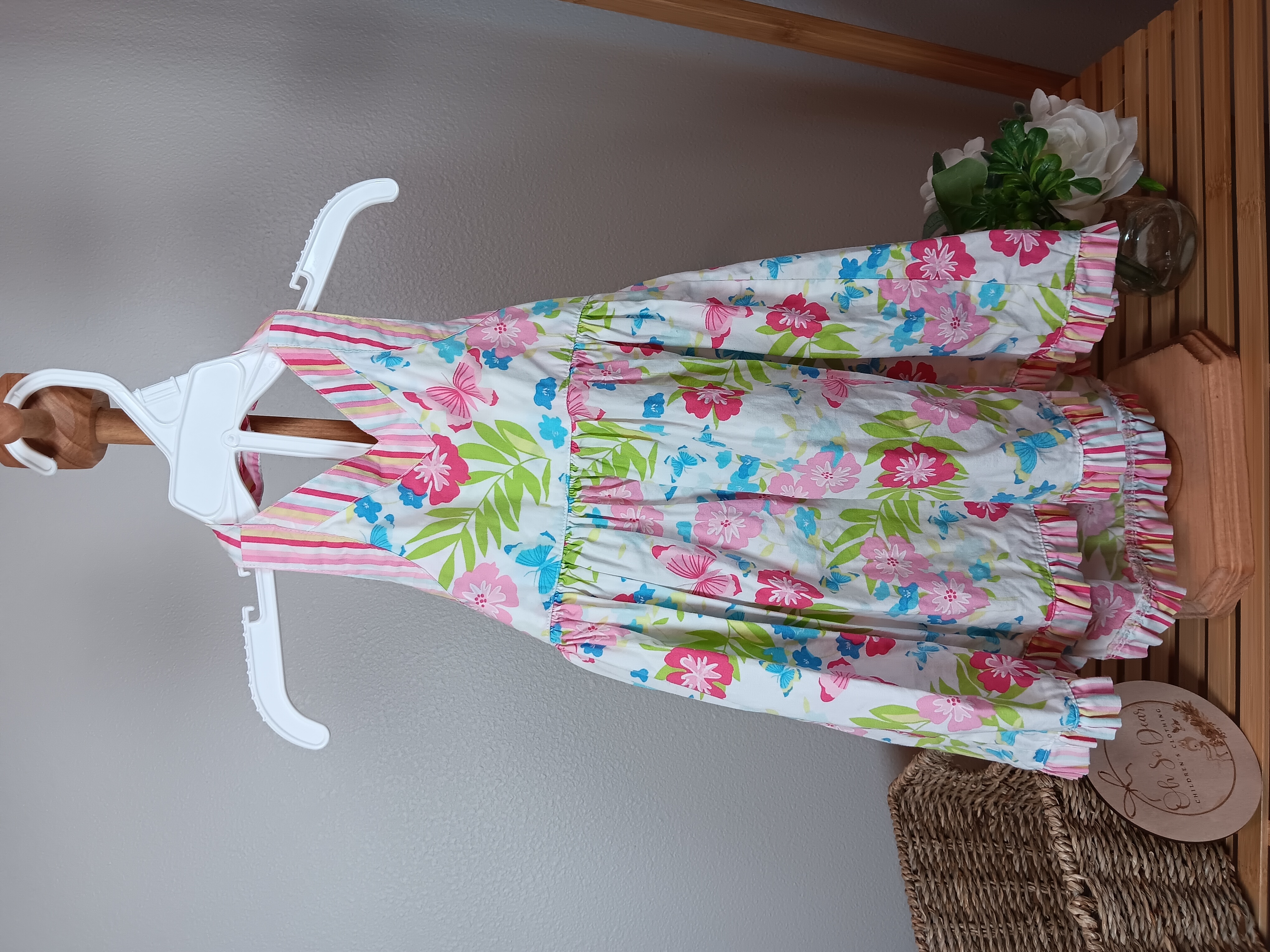 Floral Summer Dress for Girls by Blueberi Boulavard size 18 months