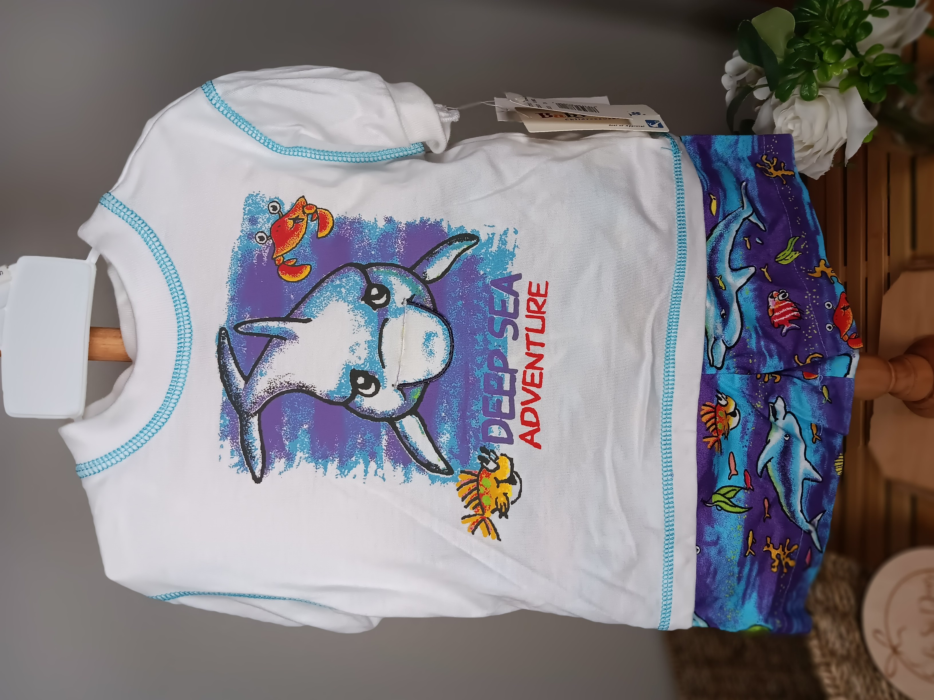 Children's Deep Sea Adventure swimsuit and shirt Set 24 months NWT by Baby Togs