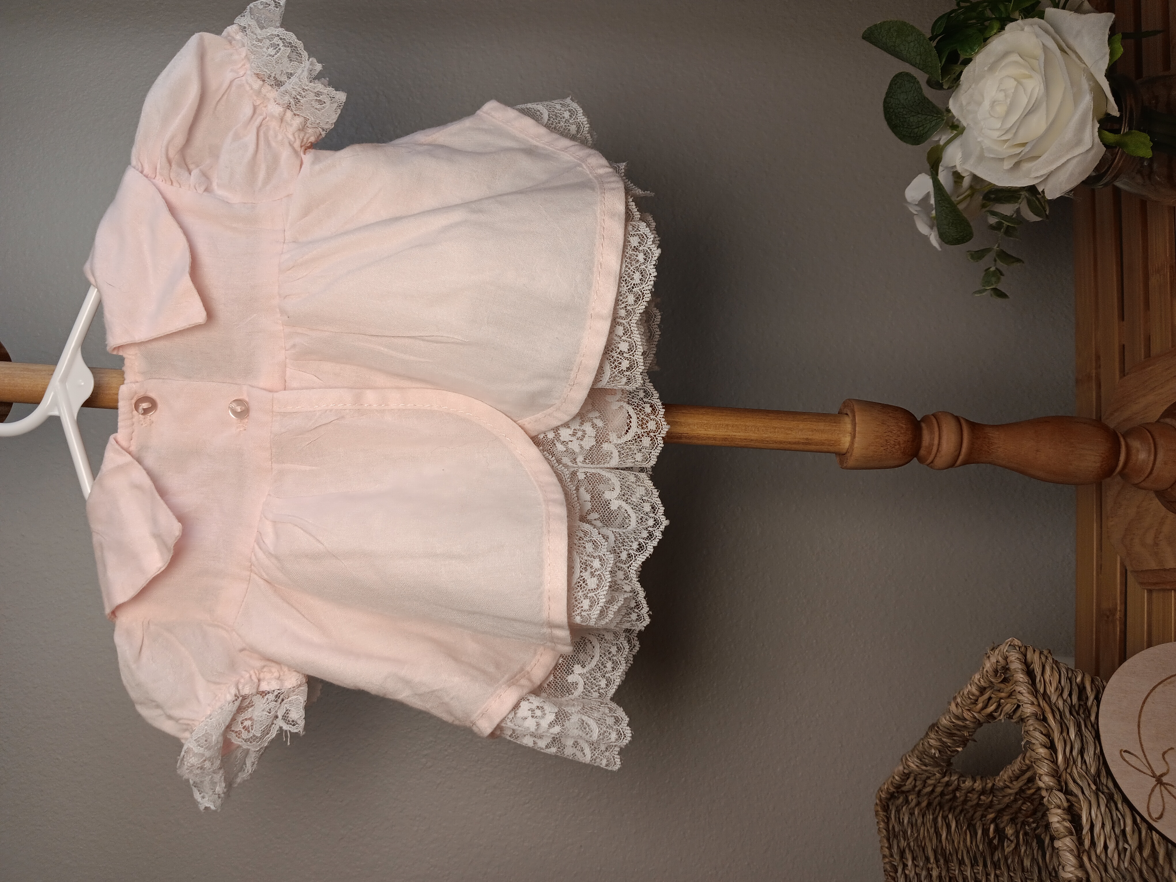 Baby Girl Lace Dress size 0 to 3 months smaller size by Jo lene brand