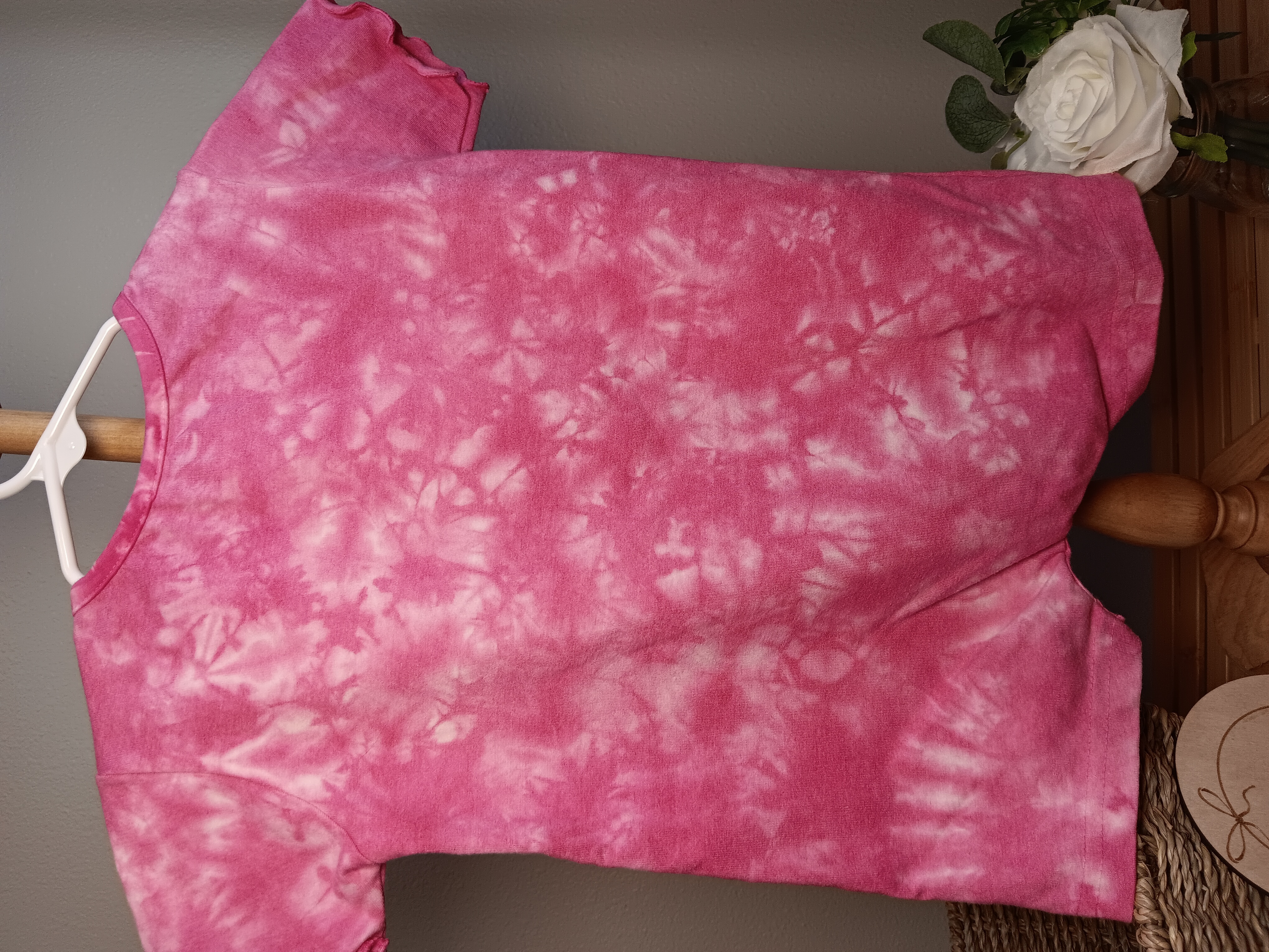 Pink Tie-Dye Butterfly T-Shirt
