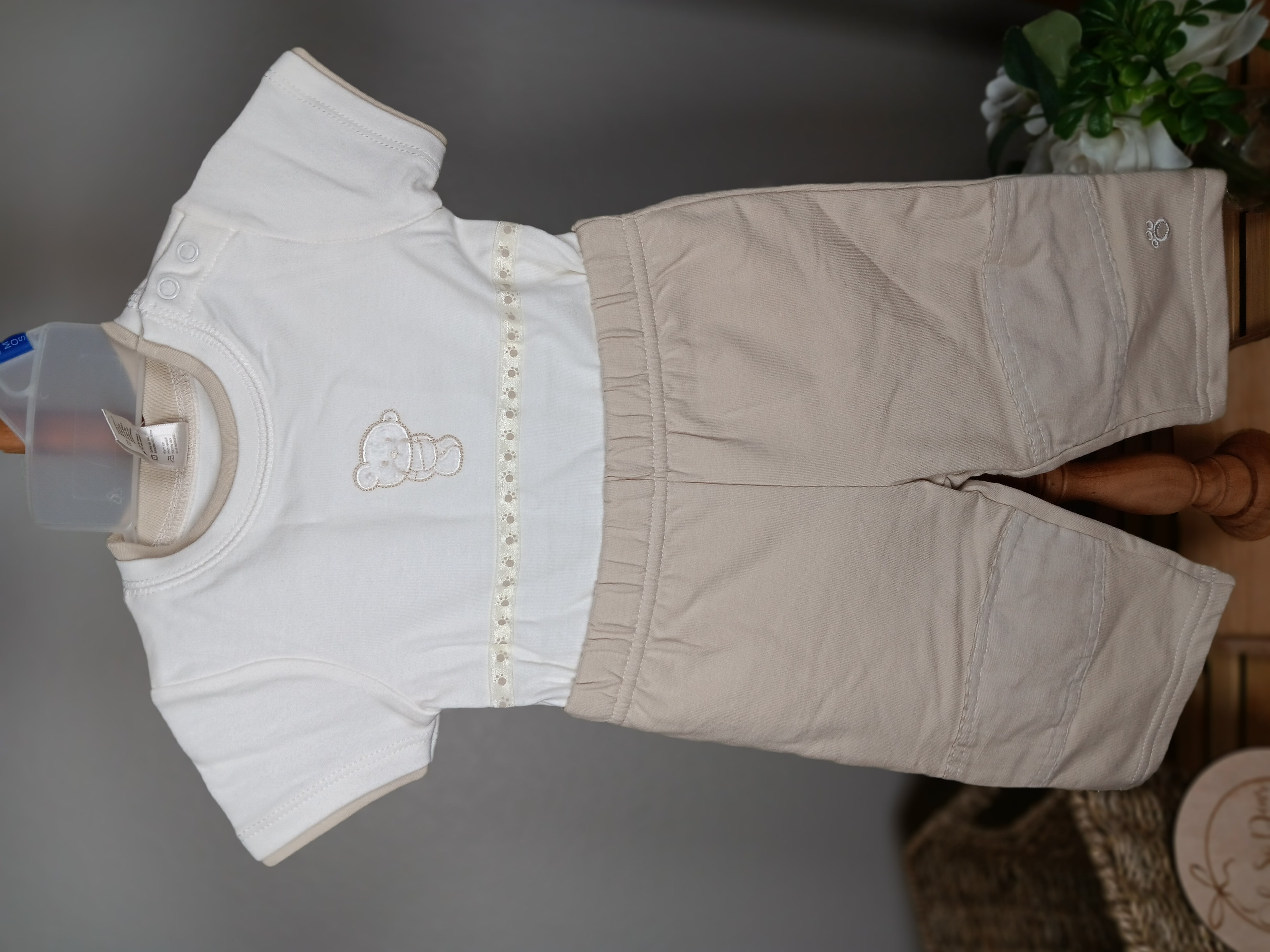 Baby Two-Piece Outfit by George brand 0 to 3 months NWT Comfortable and stylish set for infants
