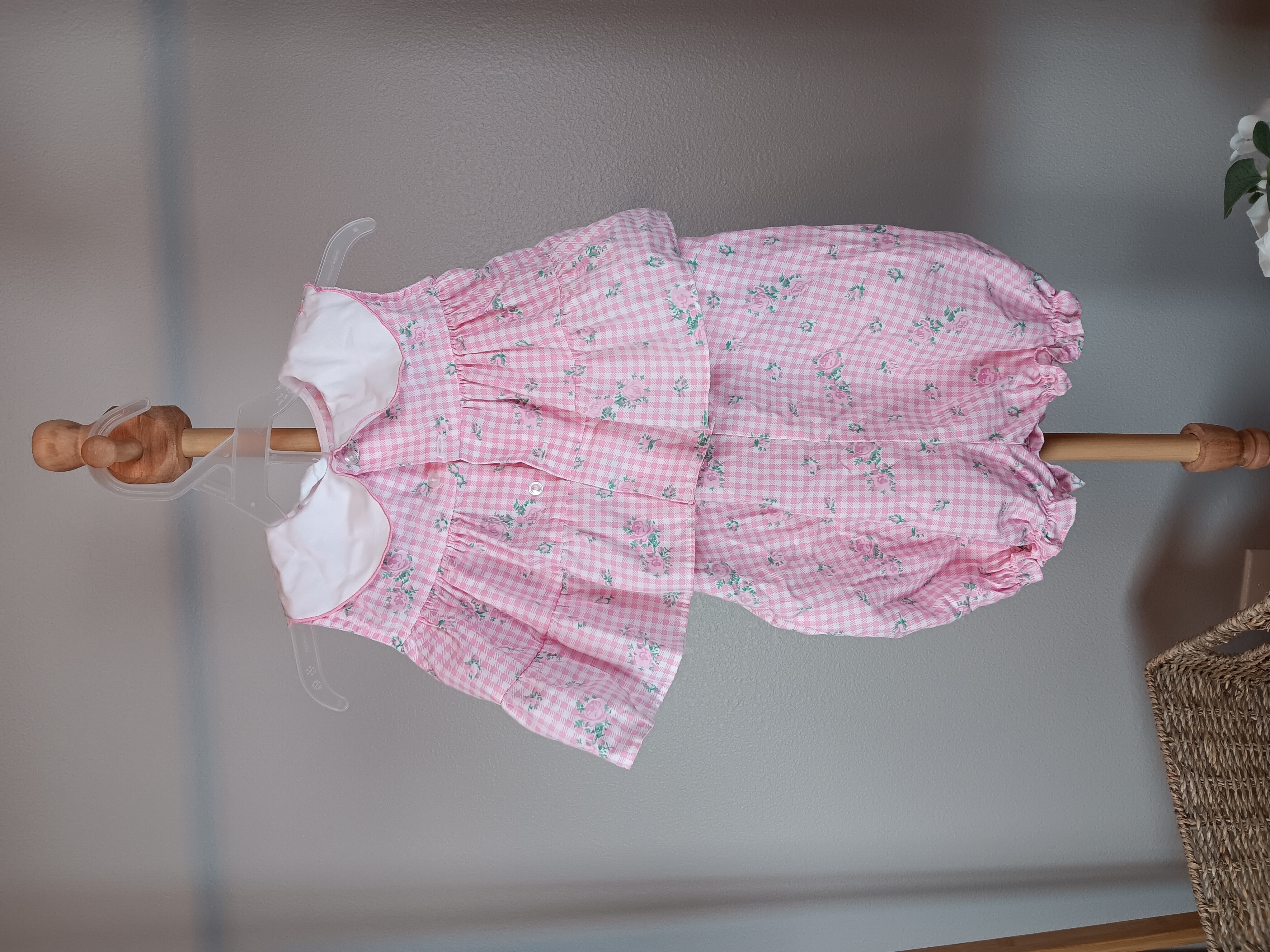 Dress with Romper underneath very sweet Vintage 3 to 6 months size  