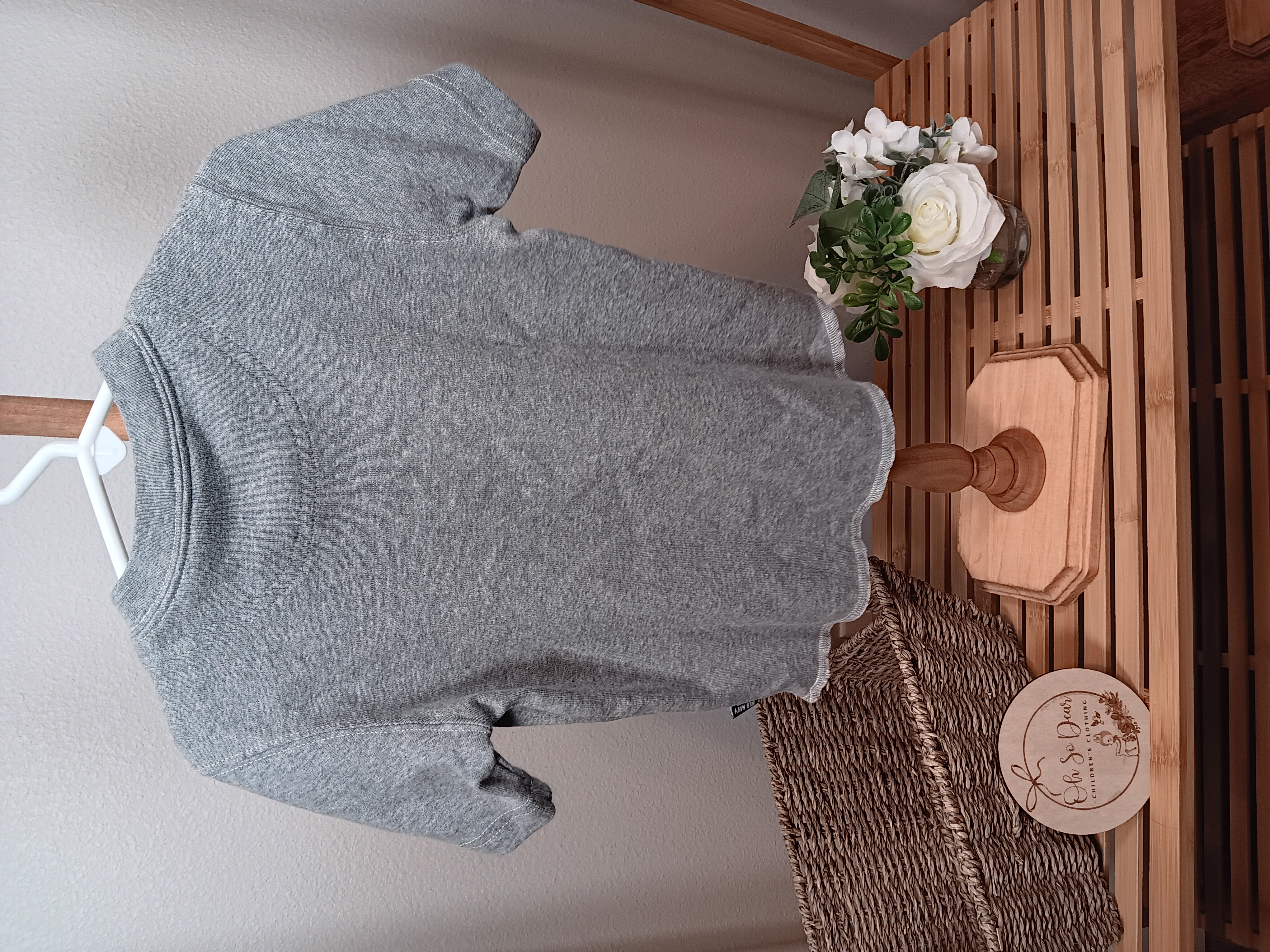 New with Sticker Old Navy brand grey T shirt size 2T