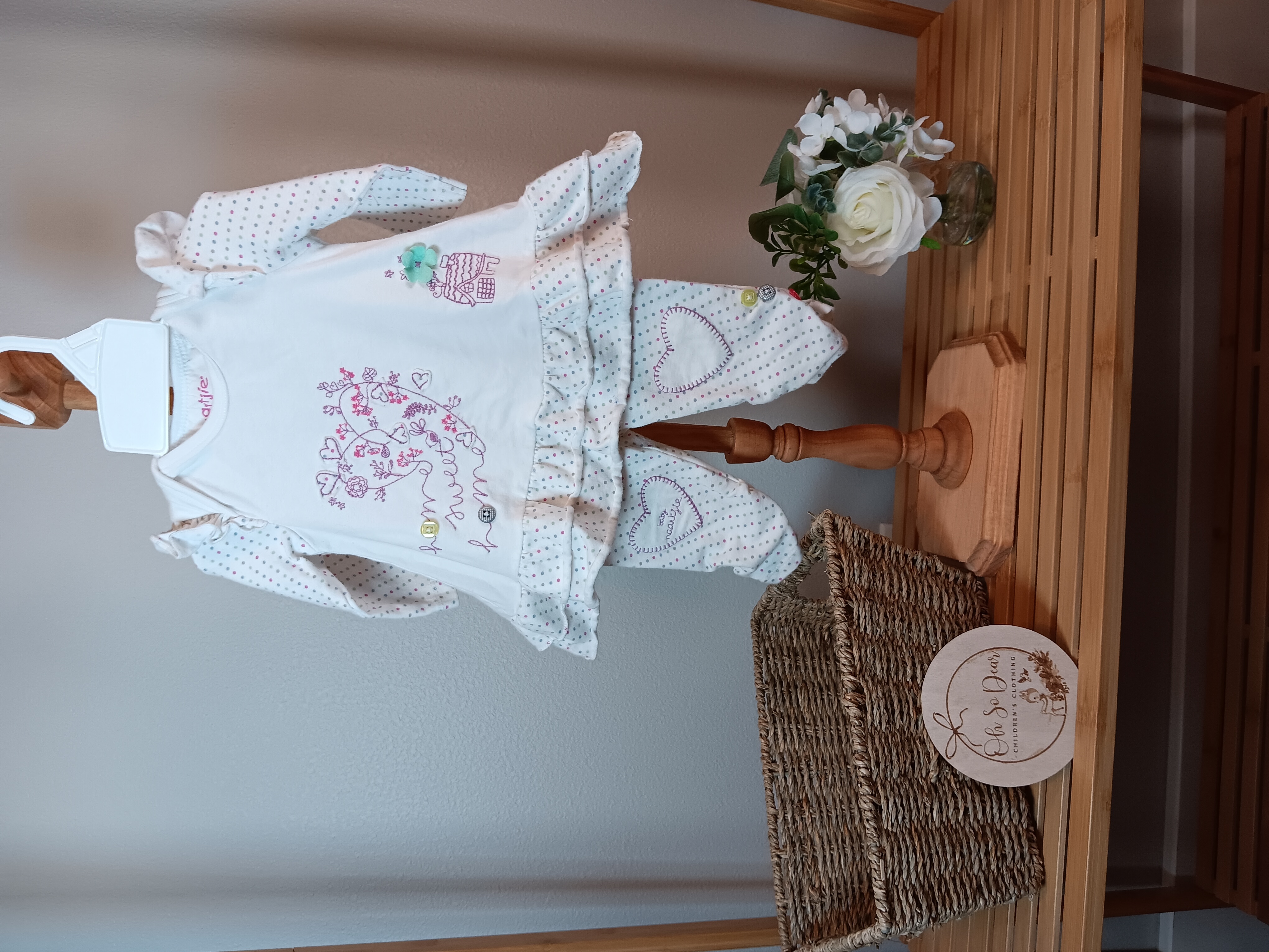 Naartjie tunic and leggings set 0 to 3 months