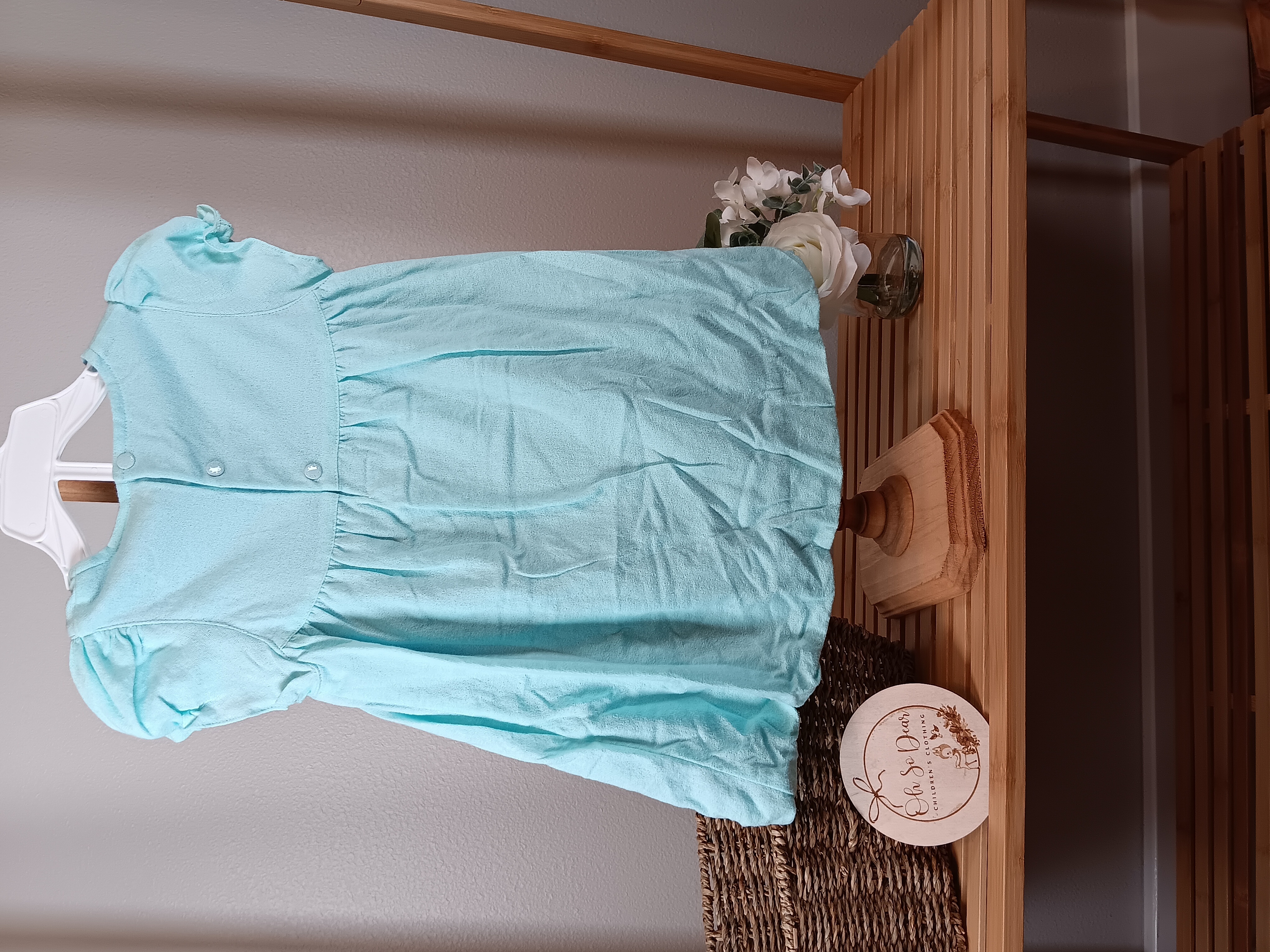Absoraba brand dress with bloomers and headband size 18 months NWT