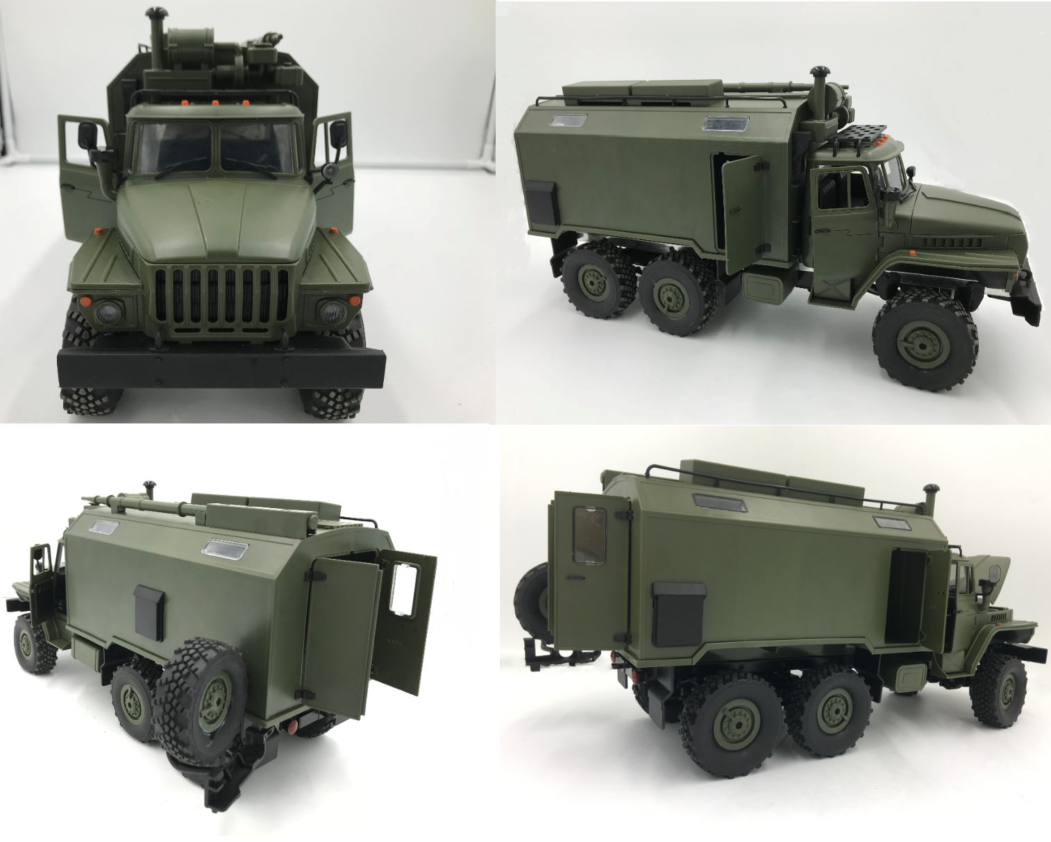 RC LKW Militär Truck 2.4G Ural RTR 1:16 6WD Off-Road Fahrzeug Simulation Crawler Ferngesteuerter Lastwagen