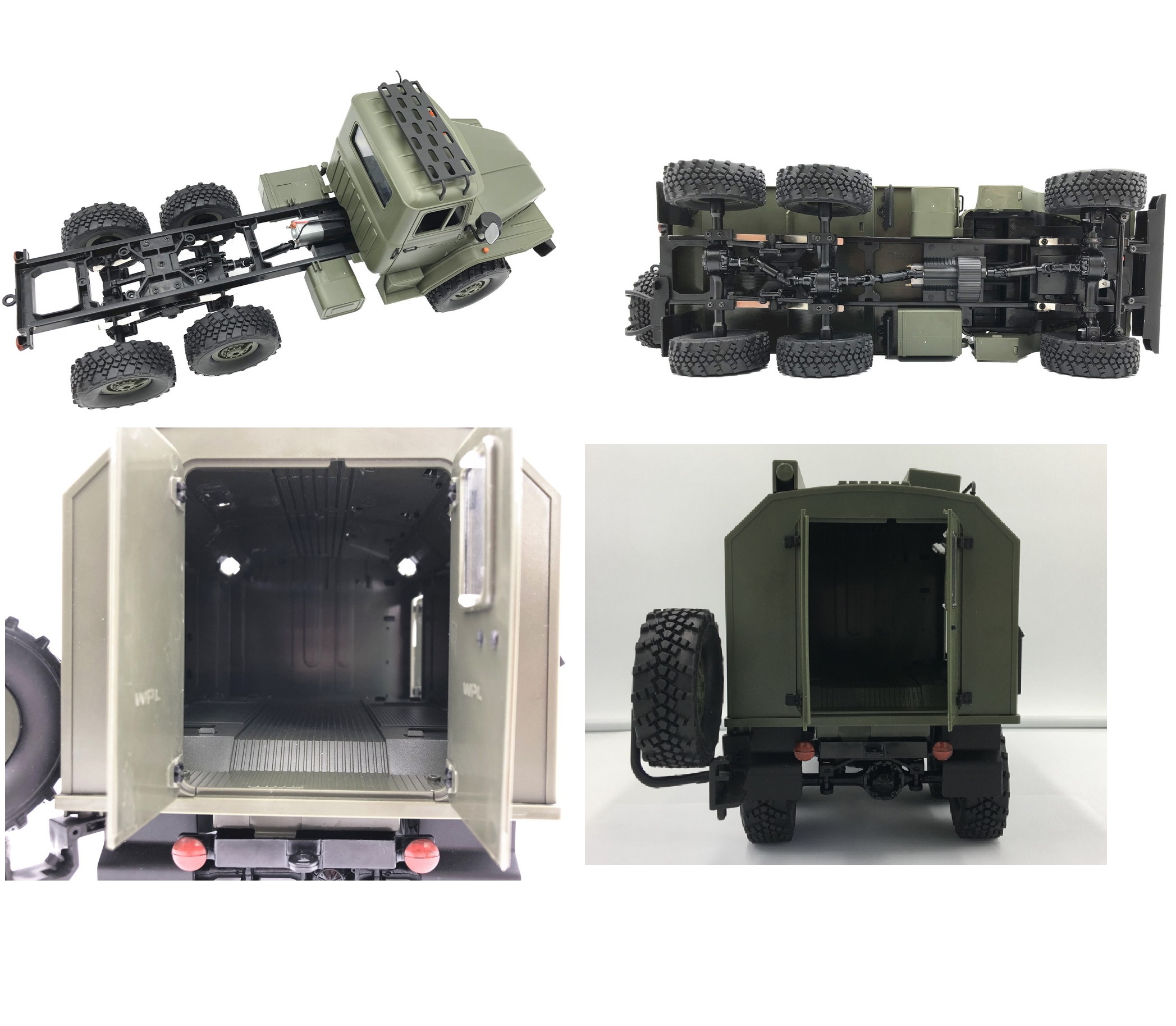 RC LKW Militär Truck 2.4G Ural RTR 1:16 6WD Off-Road Fahrzeug Simulation Crawler Ferngesteuerter Lastwagen