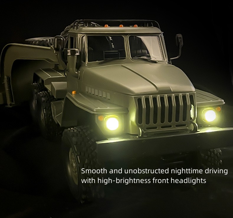 RC LKW Militär Truck 2.4G Ural RTR 1:16 6WD Off-Road Fahrzeug Simulation Crawler Ferngesteuerter Lastwagen WPL B-36-3 Car
