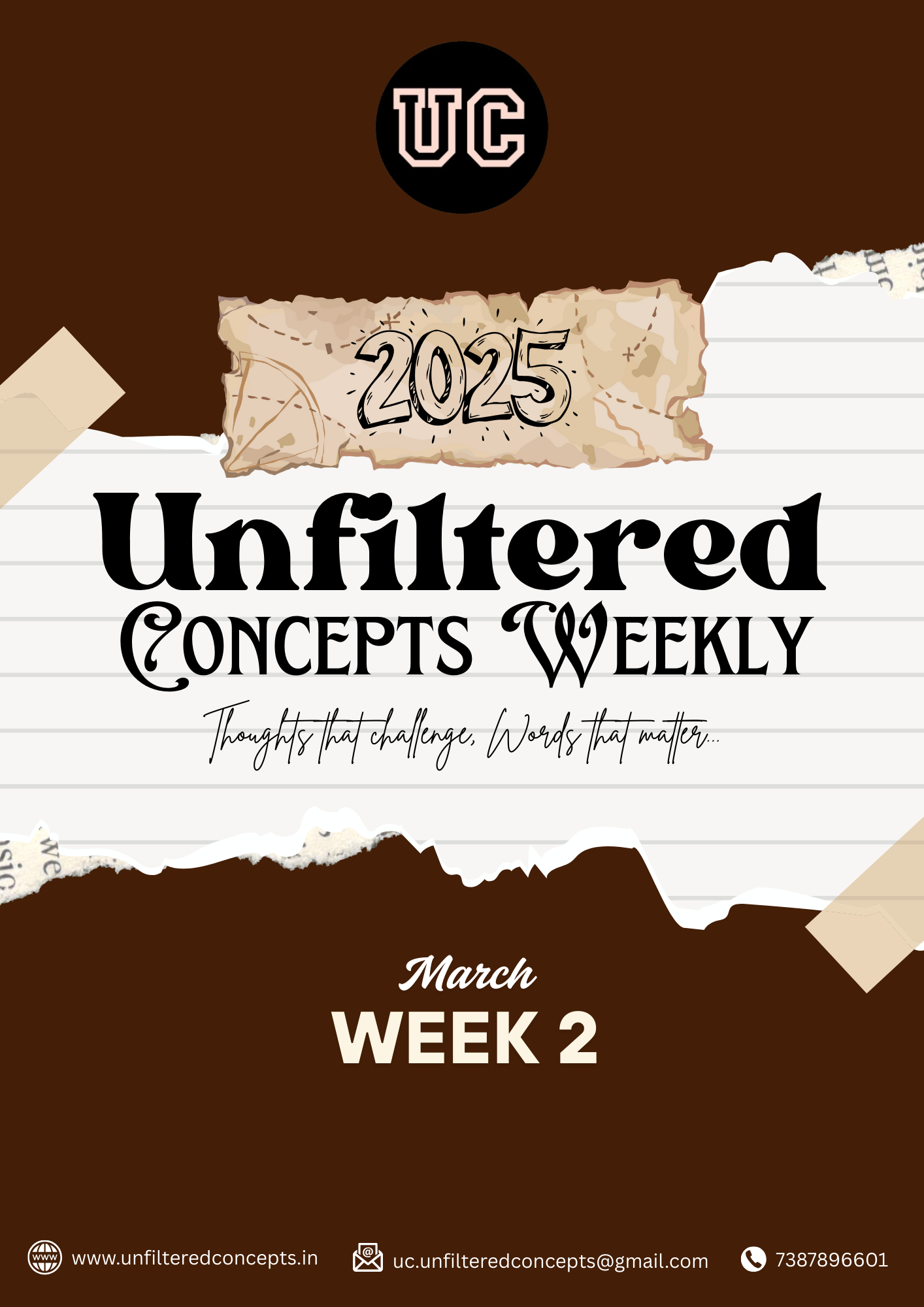 Unfiltered Concepts Weekly Magazine 2