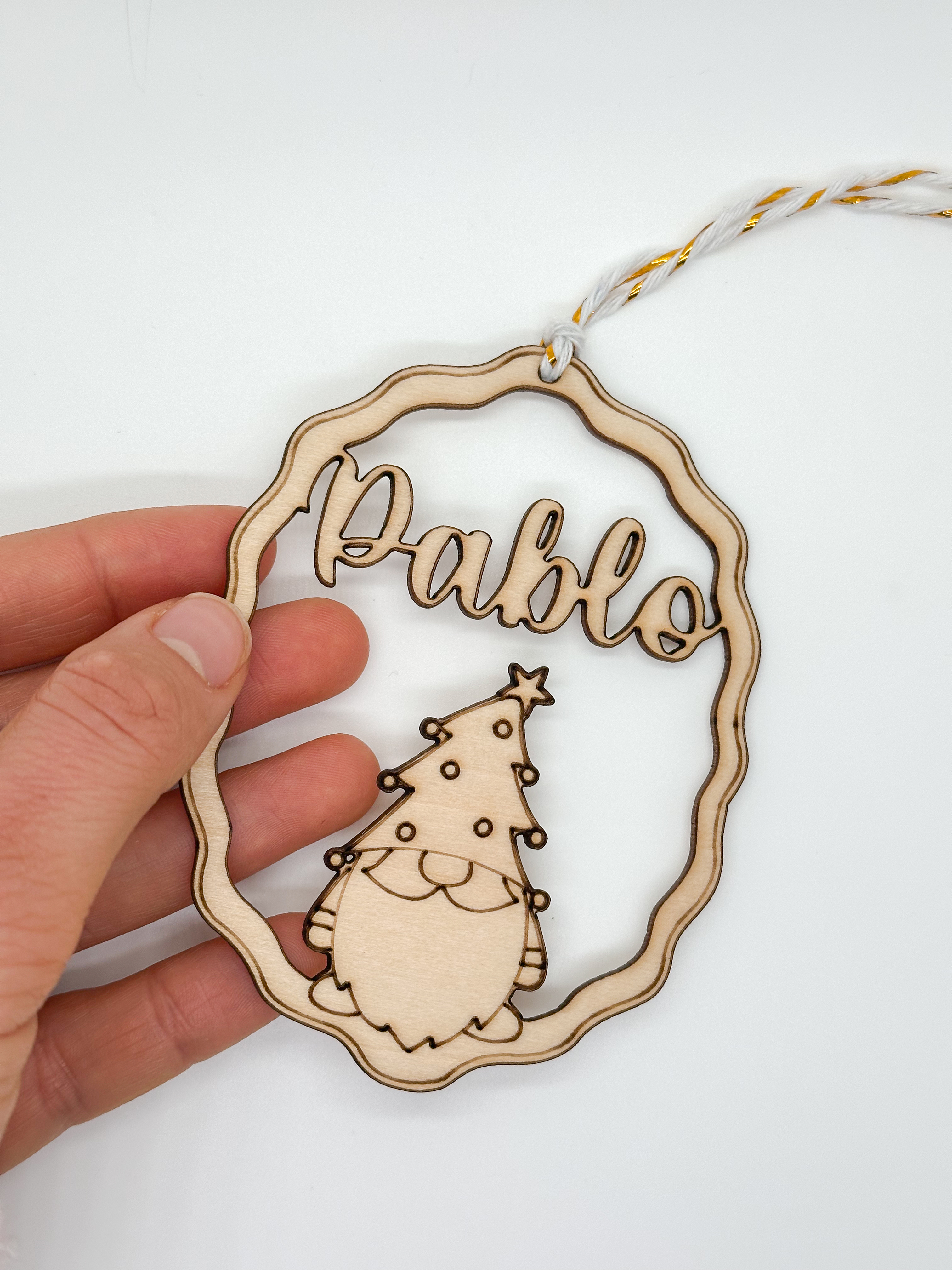 Adorno Gnomo Árbol · Colección Nombres