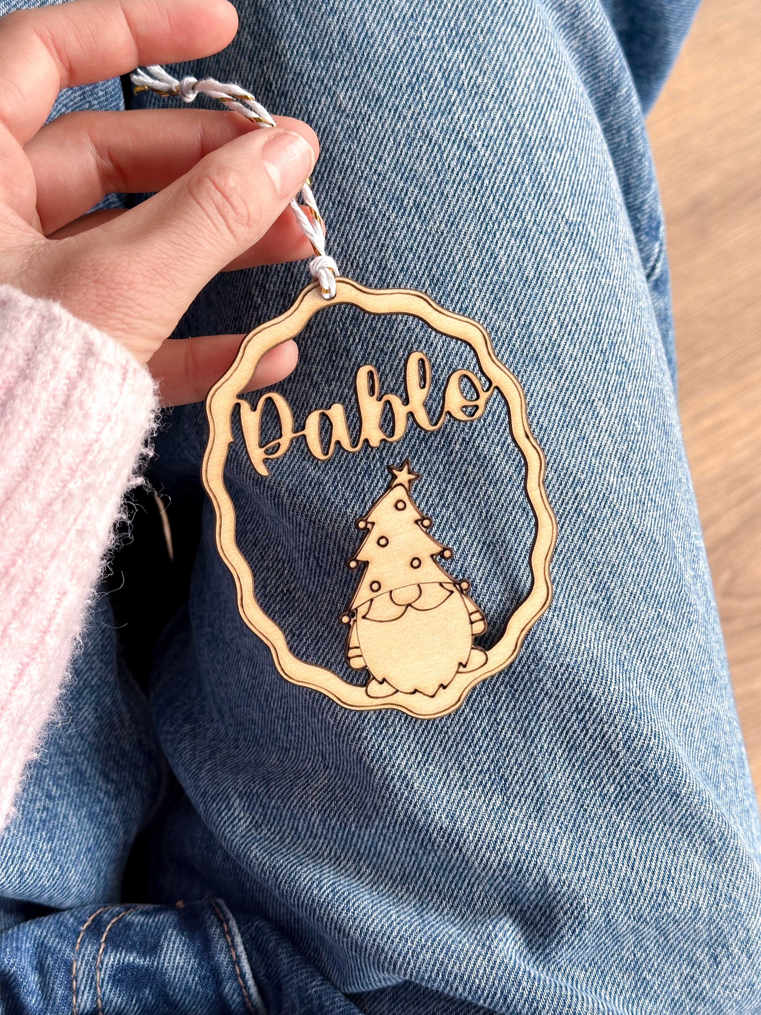 Adorno Gnomo Árbol · Colección Nombres