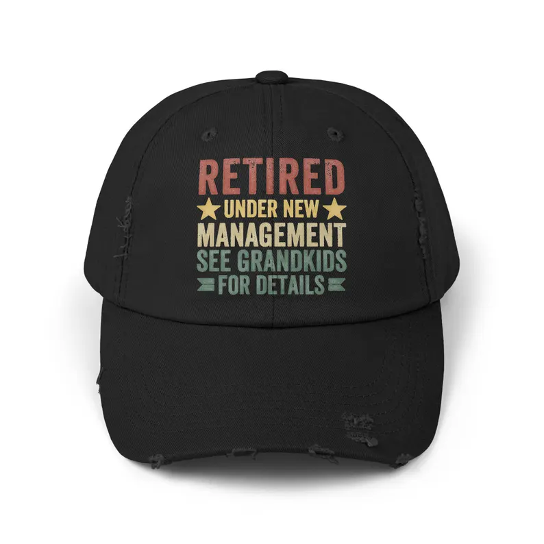 Retired Under New Management Distressed Cap