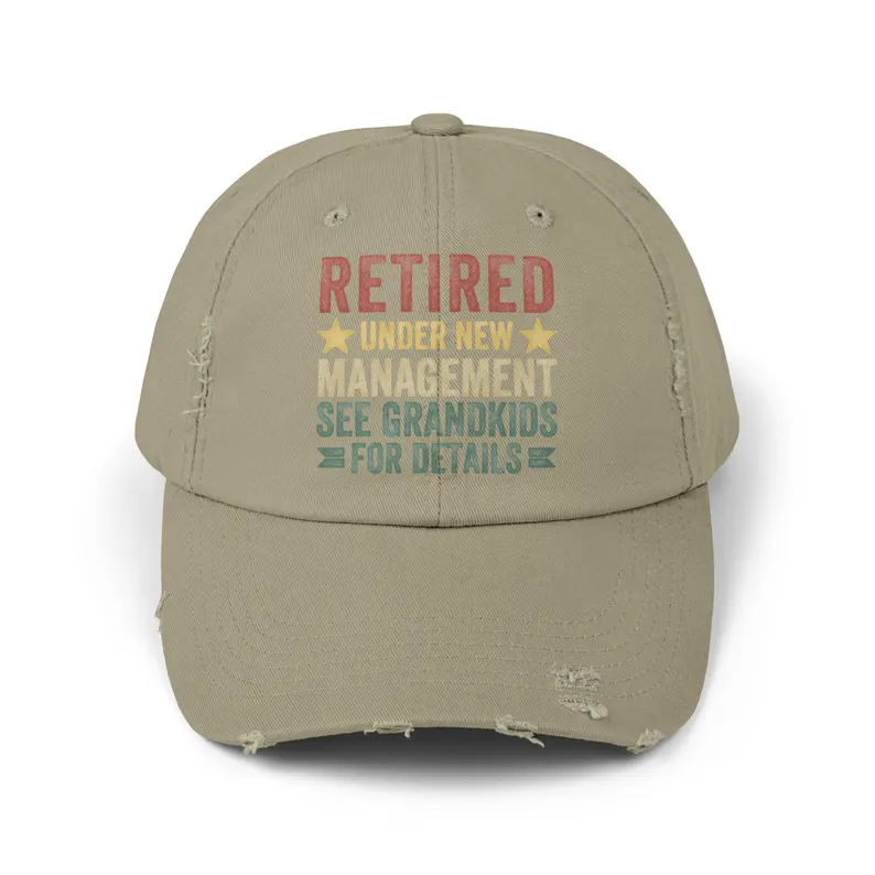 Retired Under New Management Distressed Cap
