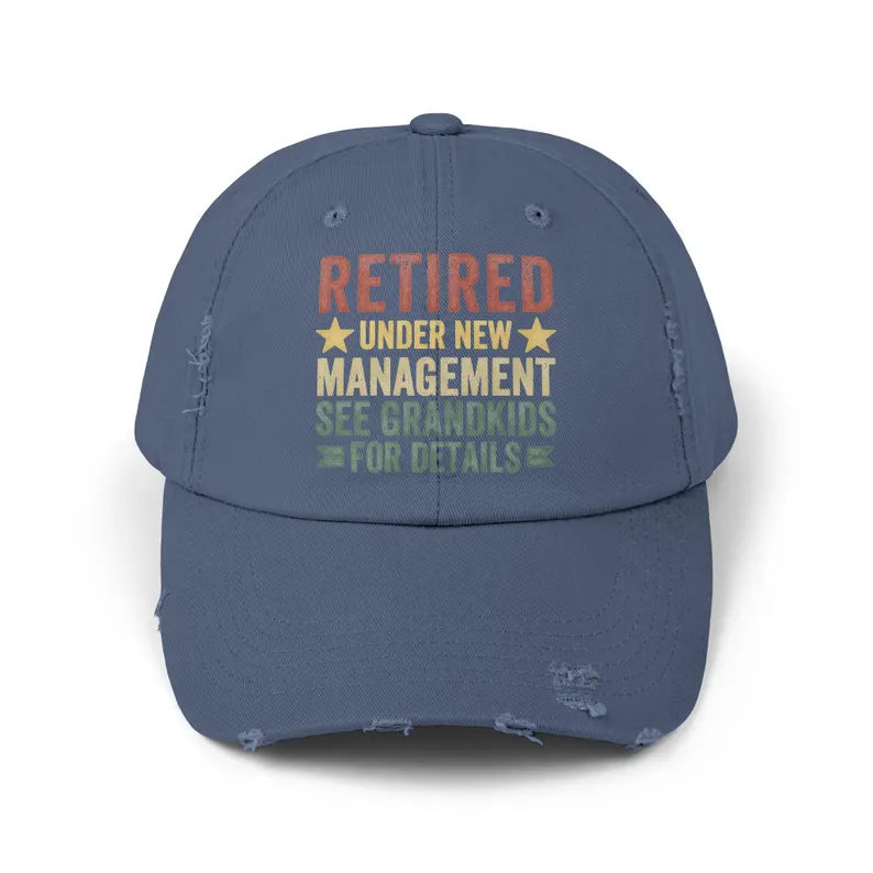 Retired Under New Management Distressed Cap