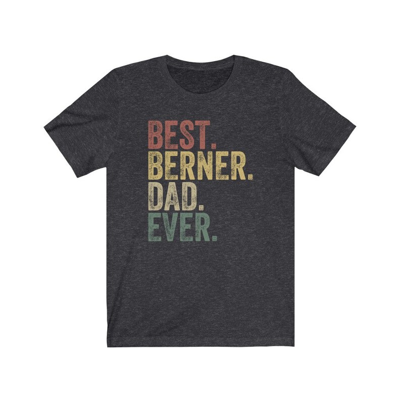 Bernese Mountain Dog, Berner Dad Shirt, Bernese Dog Owner Shirt, Funny Gift for Dog Lover, Retro Vintage Dog Dad Shirt