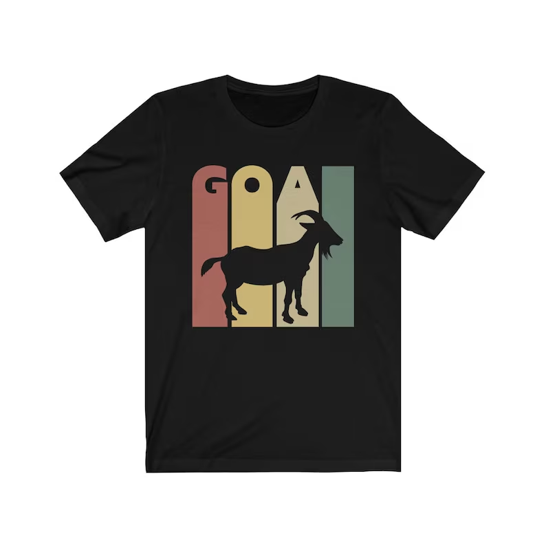 Goat Shirt, Retro Vintage Goat Shirt, Gift for Goat Lover, Goat Mom, Crazy Goat Lady