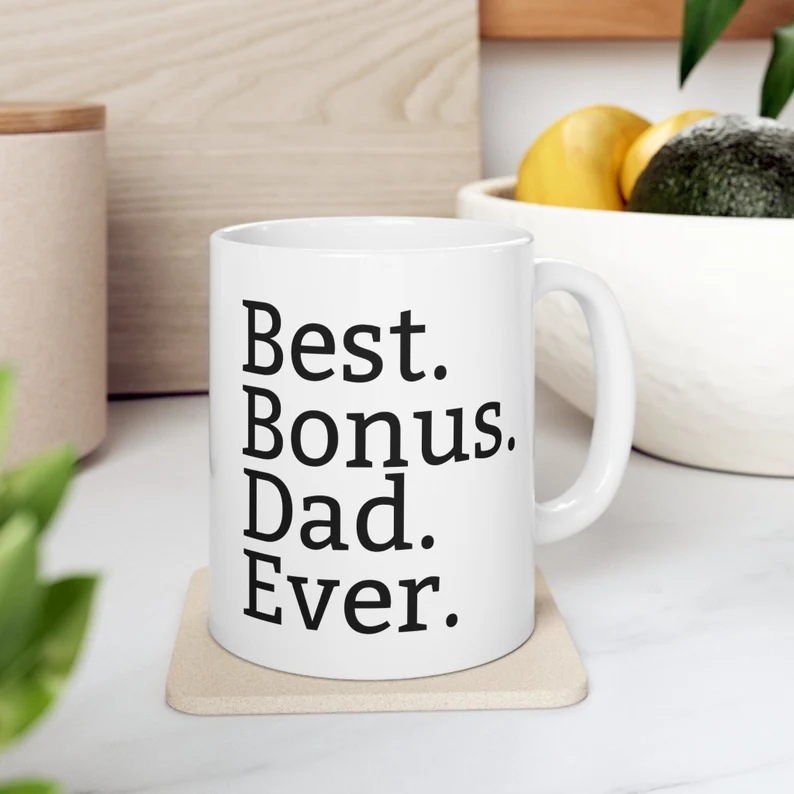 Step Dad Mug, Step Dad Gift, Gift for Step Dad, Step Dad Gifts, Best Bonus Dad Ever