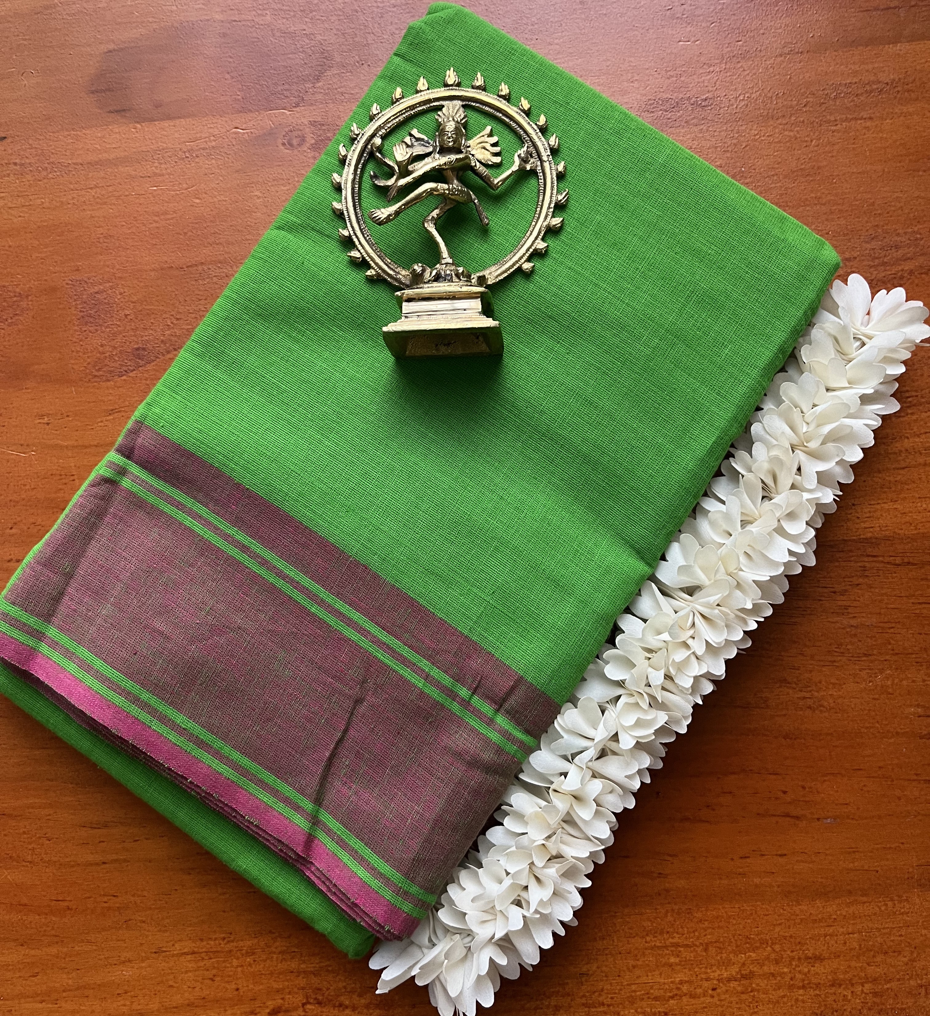 Bharatanatyam Practice Saree - Green