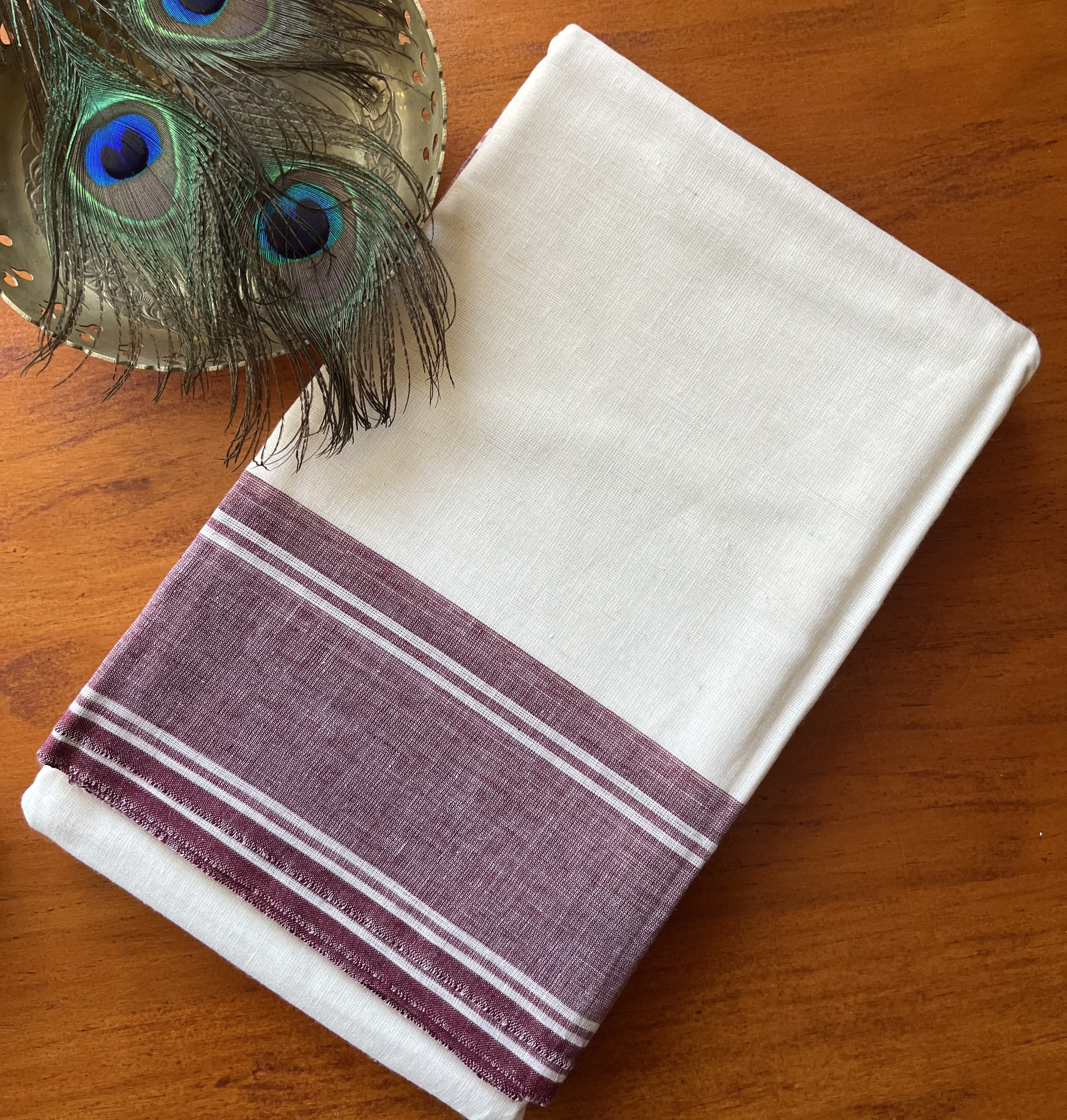 Bharatanatyam Practice Saree - White