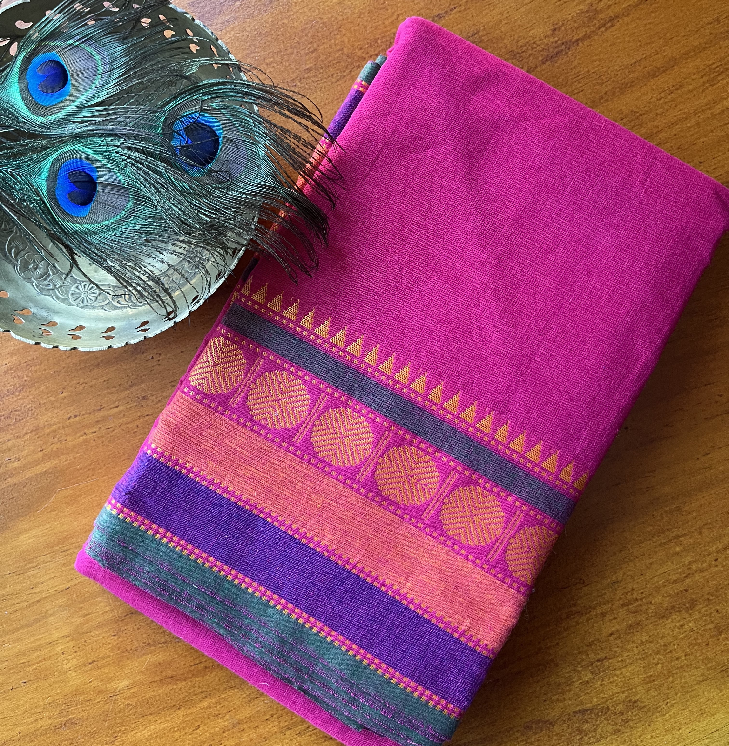 Bharatanatyam Practice Saree - Pink