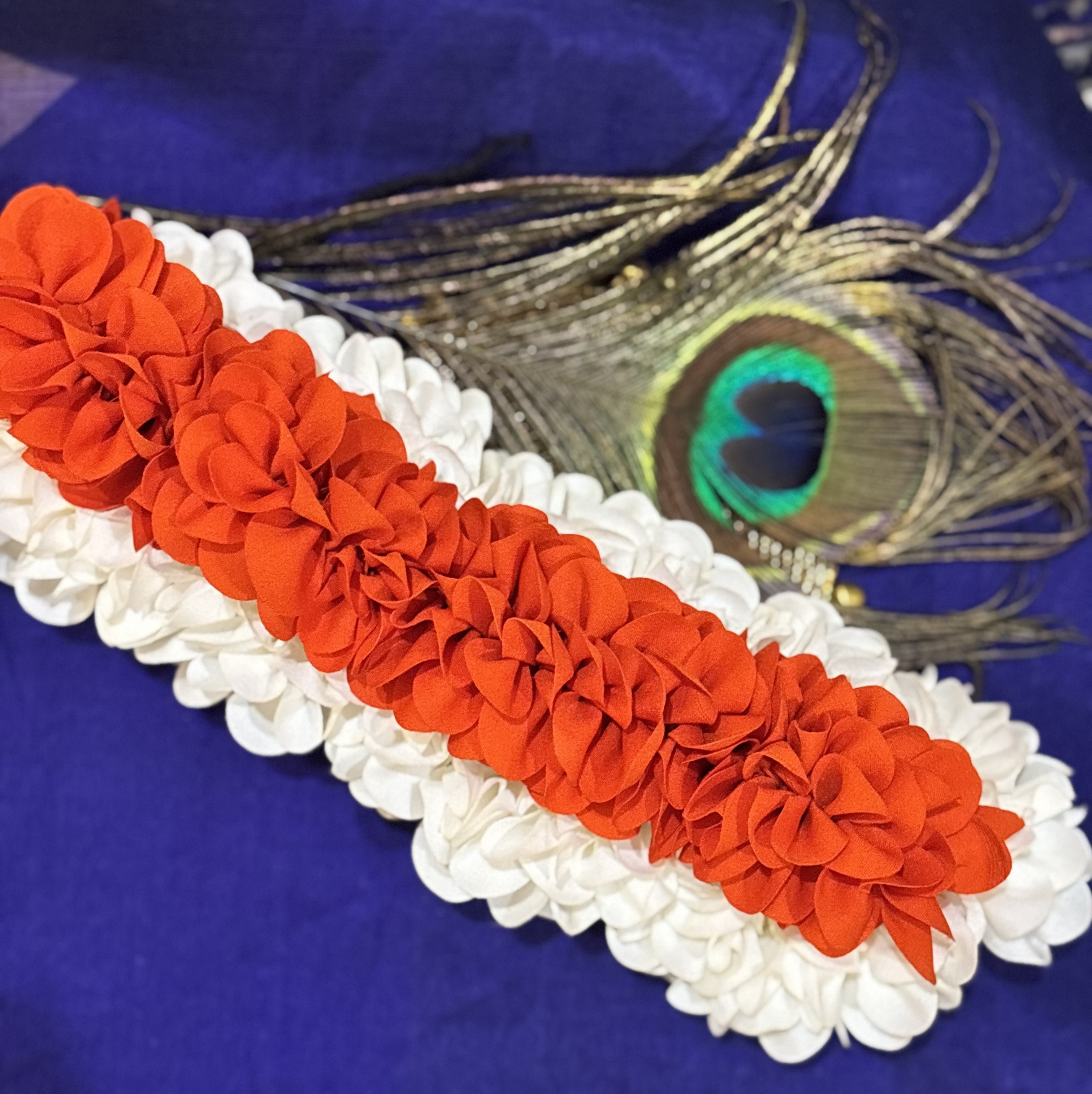 Orange and White Flowers