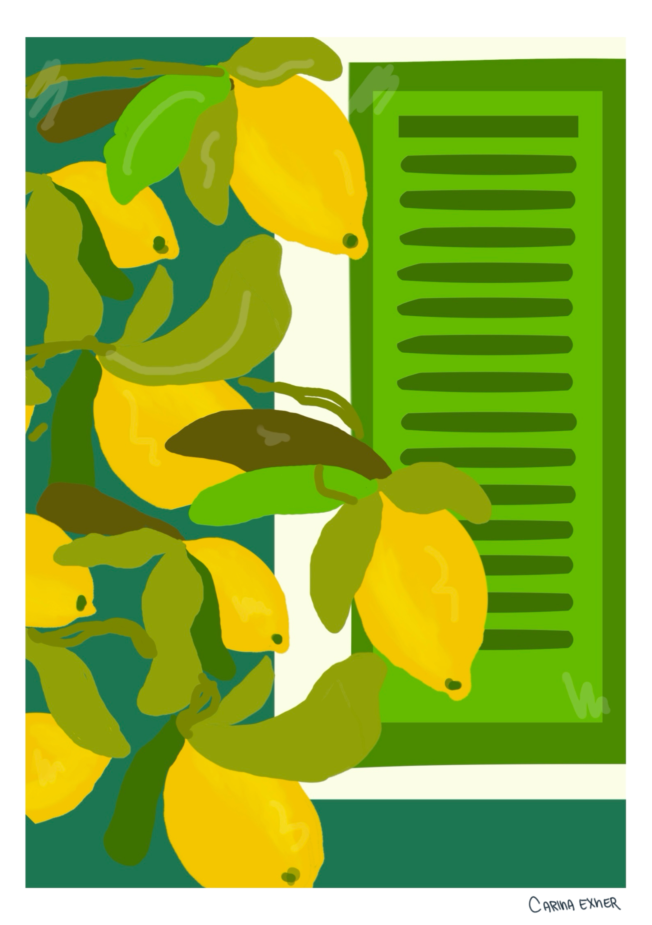 Lemon Tree Art Print