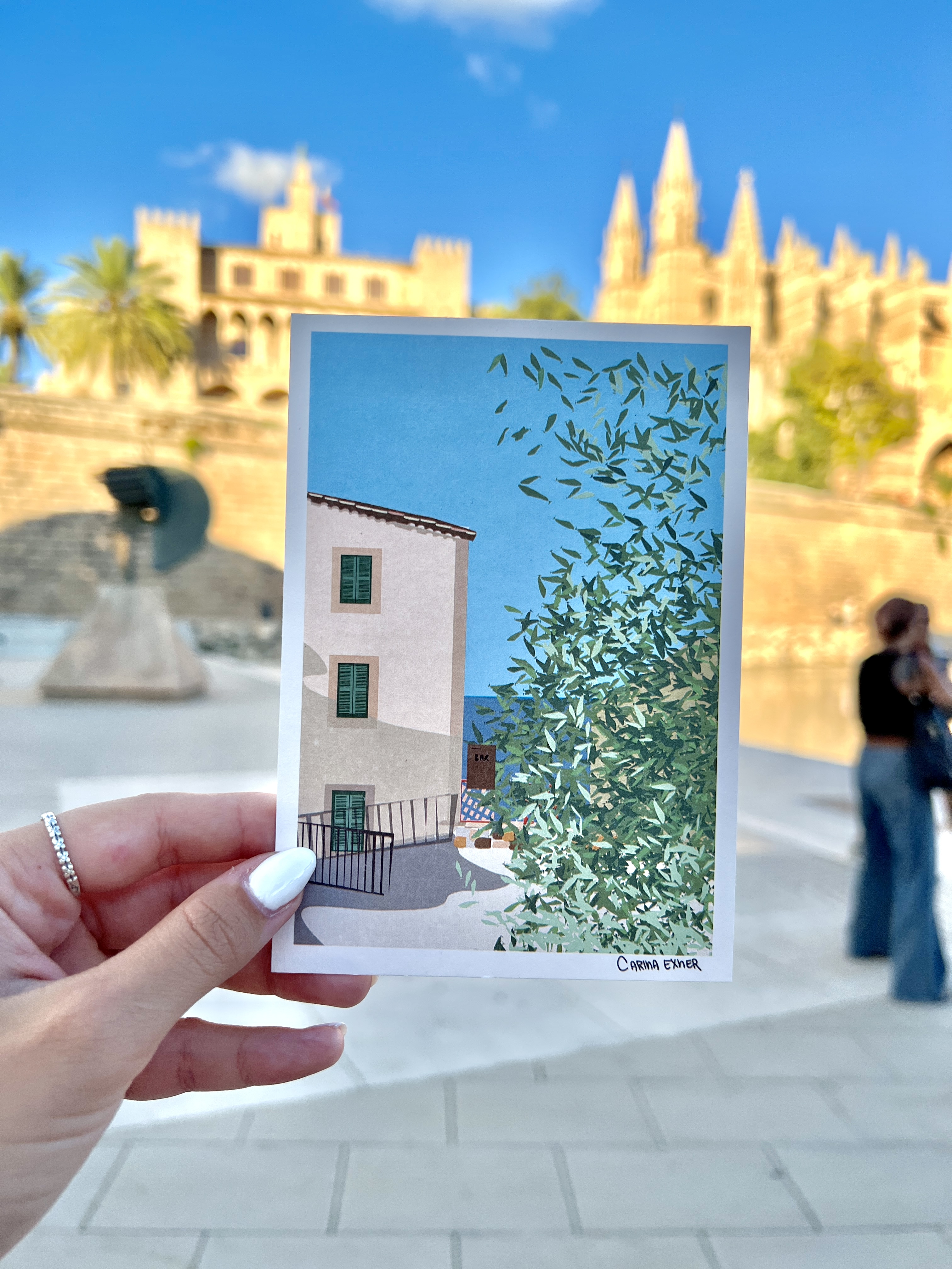 Set of 4 Scenic Postcards Mallorca 