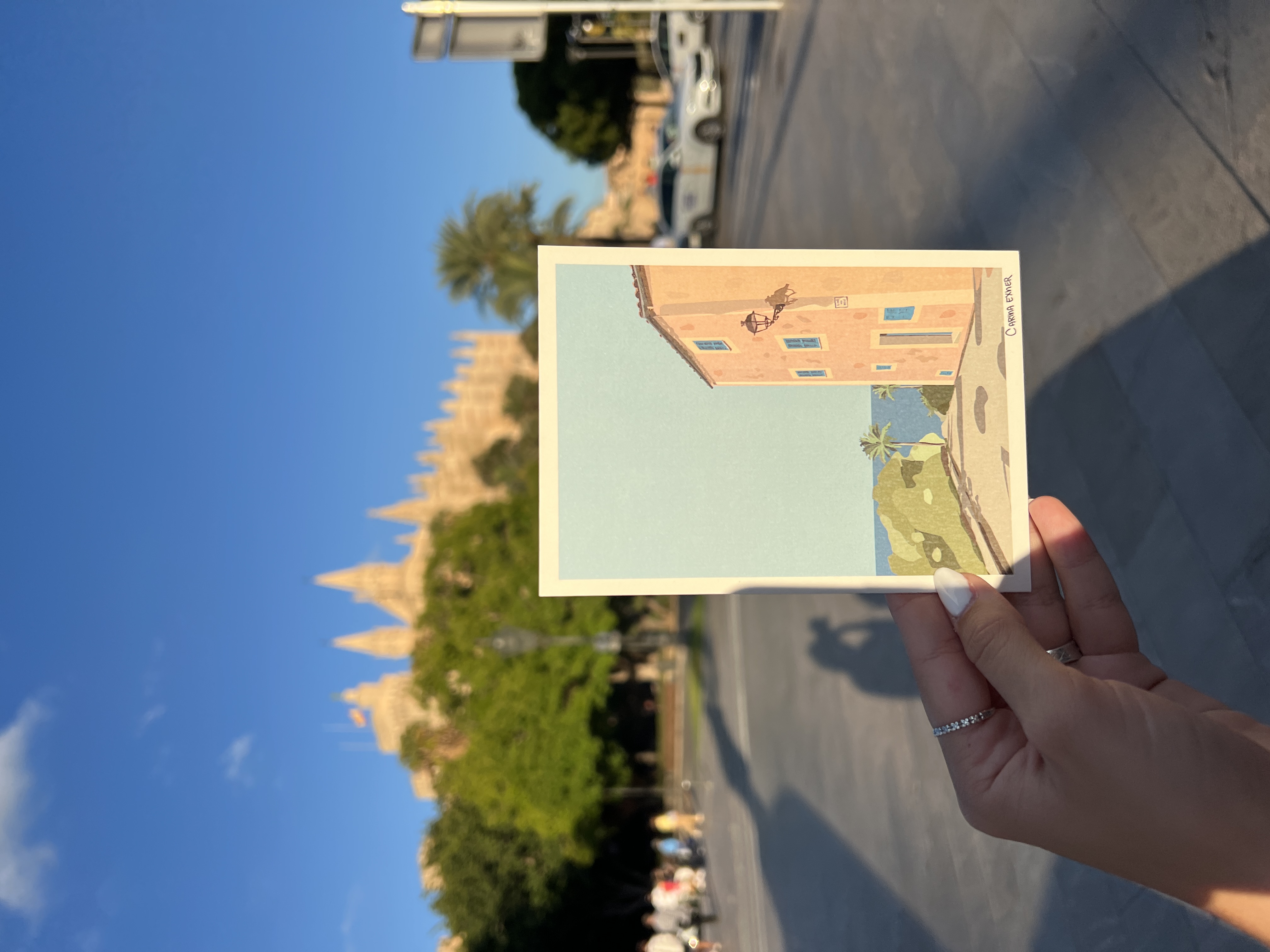 Set of 4 Scenic Postcards Mallorca 