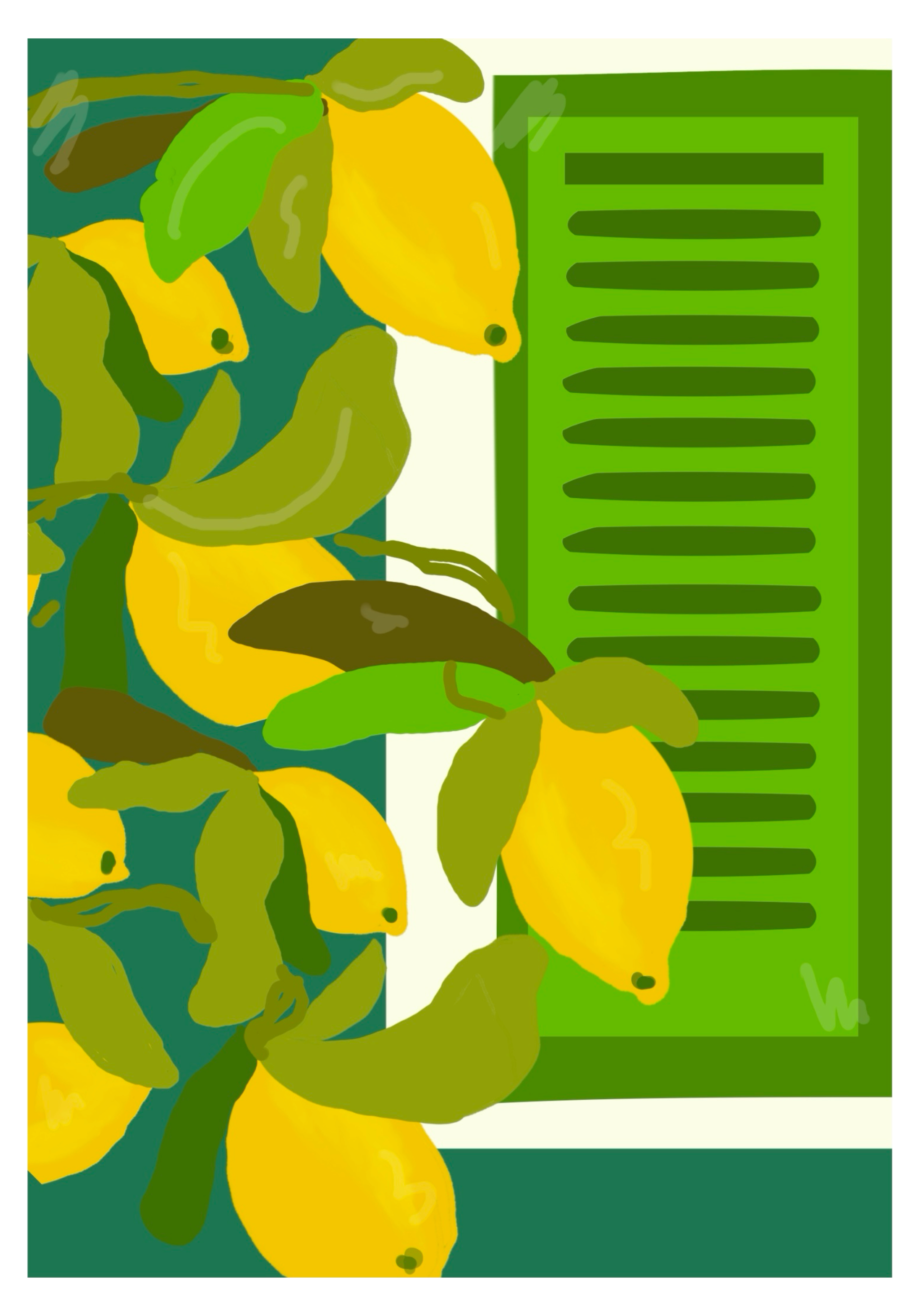 Set of Fruit Postcards