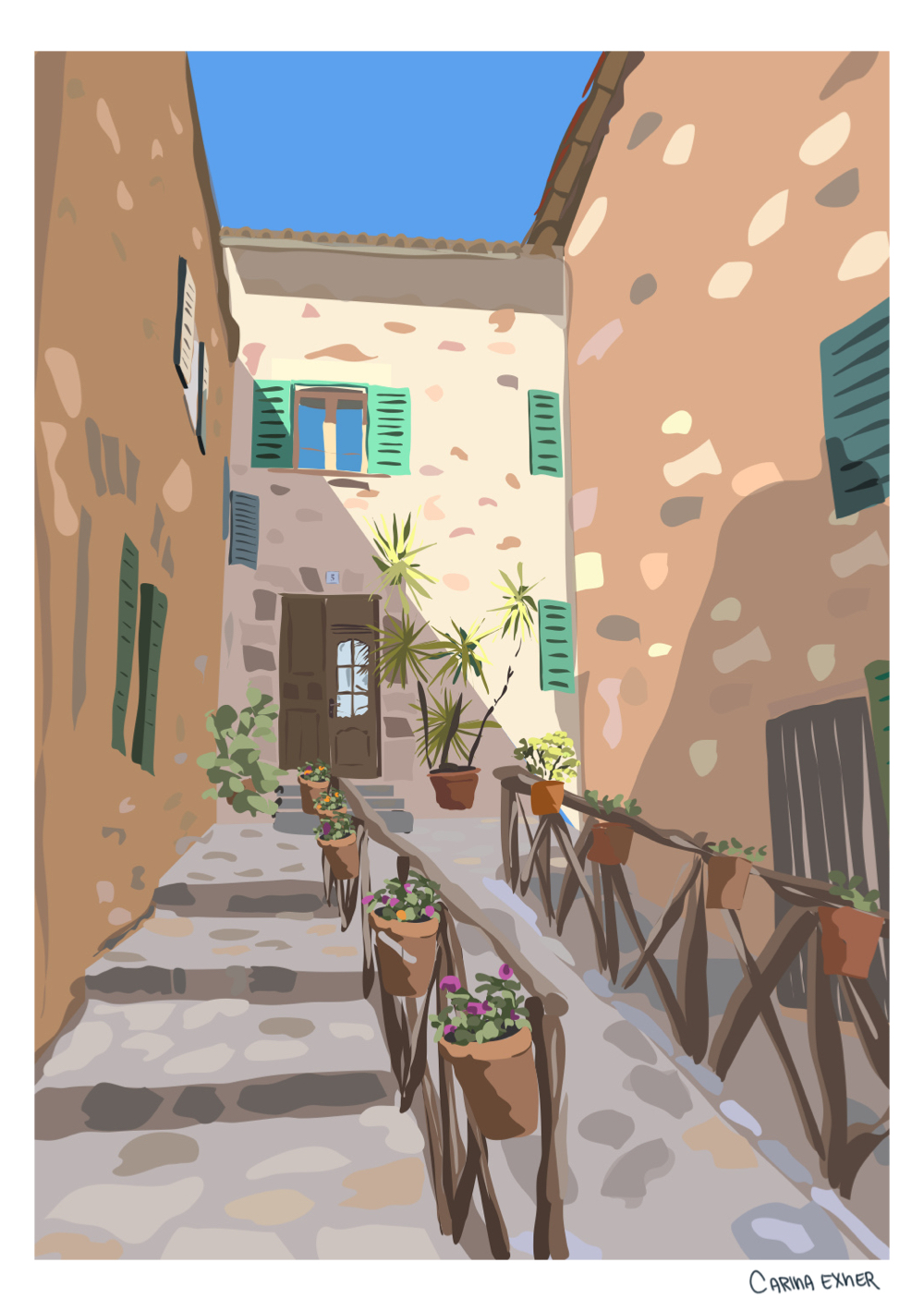 wooden bridge in Valldemossa 
