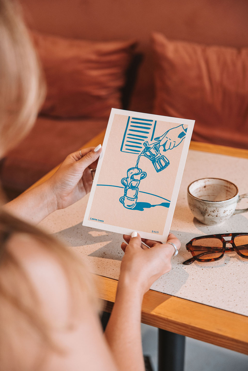 Pouring Coffee Print