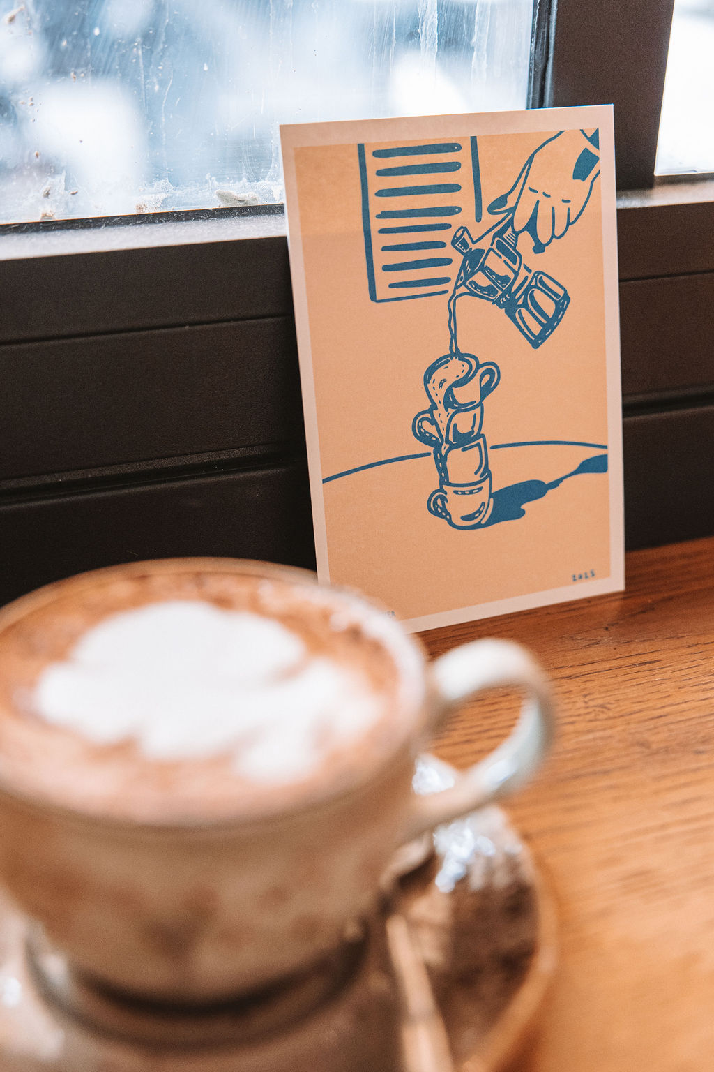 Pouring Coffee Print