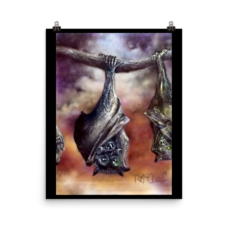 Zero Hour: Diseased Gas Mask Bats Diptych Right Panel